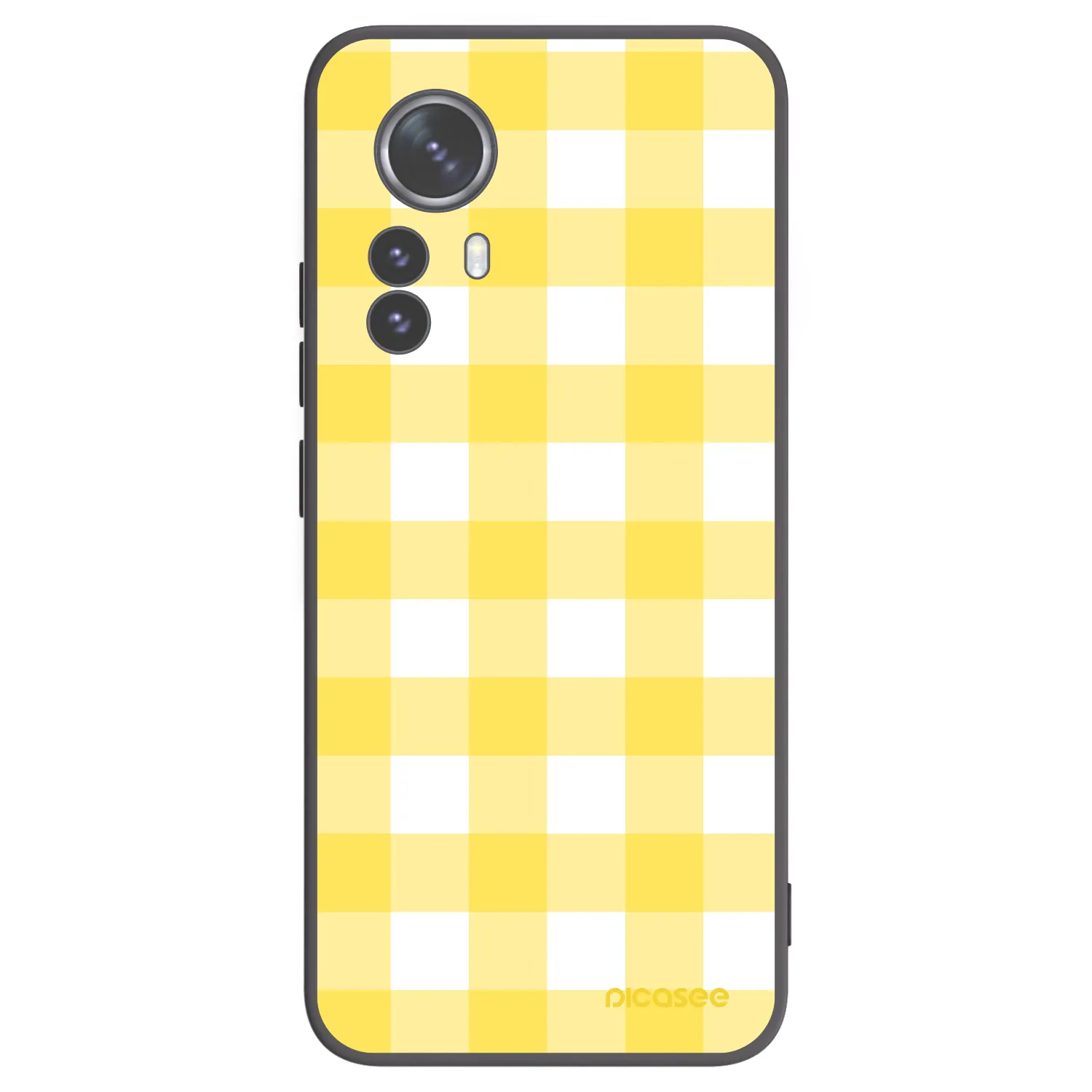 Picasee silikonski črni ovitek za Xiaomi 12 Pro - Gride lemon