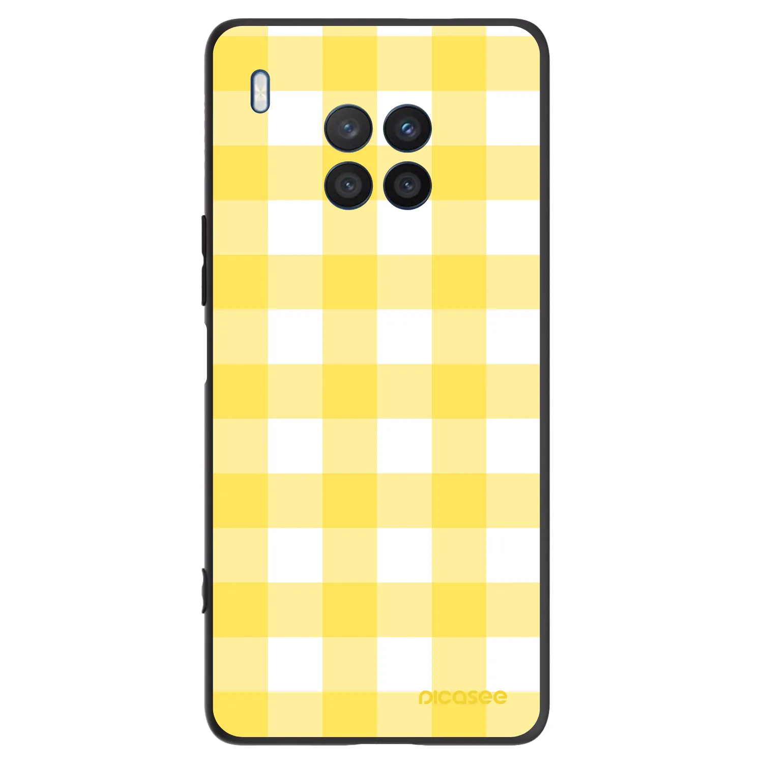 Picasee silikonski črni ovitek za Honor 50 Lite - Gride lemon