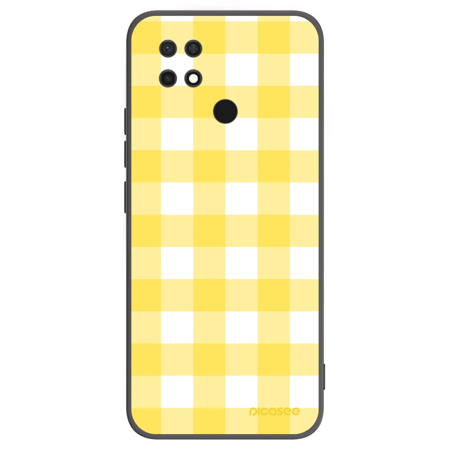 Picasee silikonski črni ovitek za Xiaomi Redmi 10C - Gride lemon