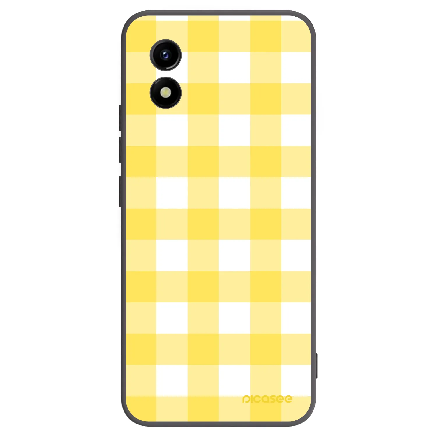 Picasee silikonski črni ovitek za Vivo Y01 - Gride lemon