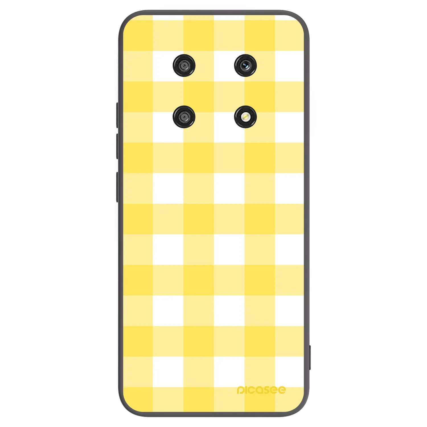 Picasee silikonski črni ovitek za Honor Magic4 Lite 5G - Gride lemon