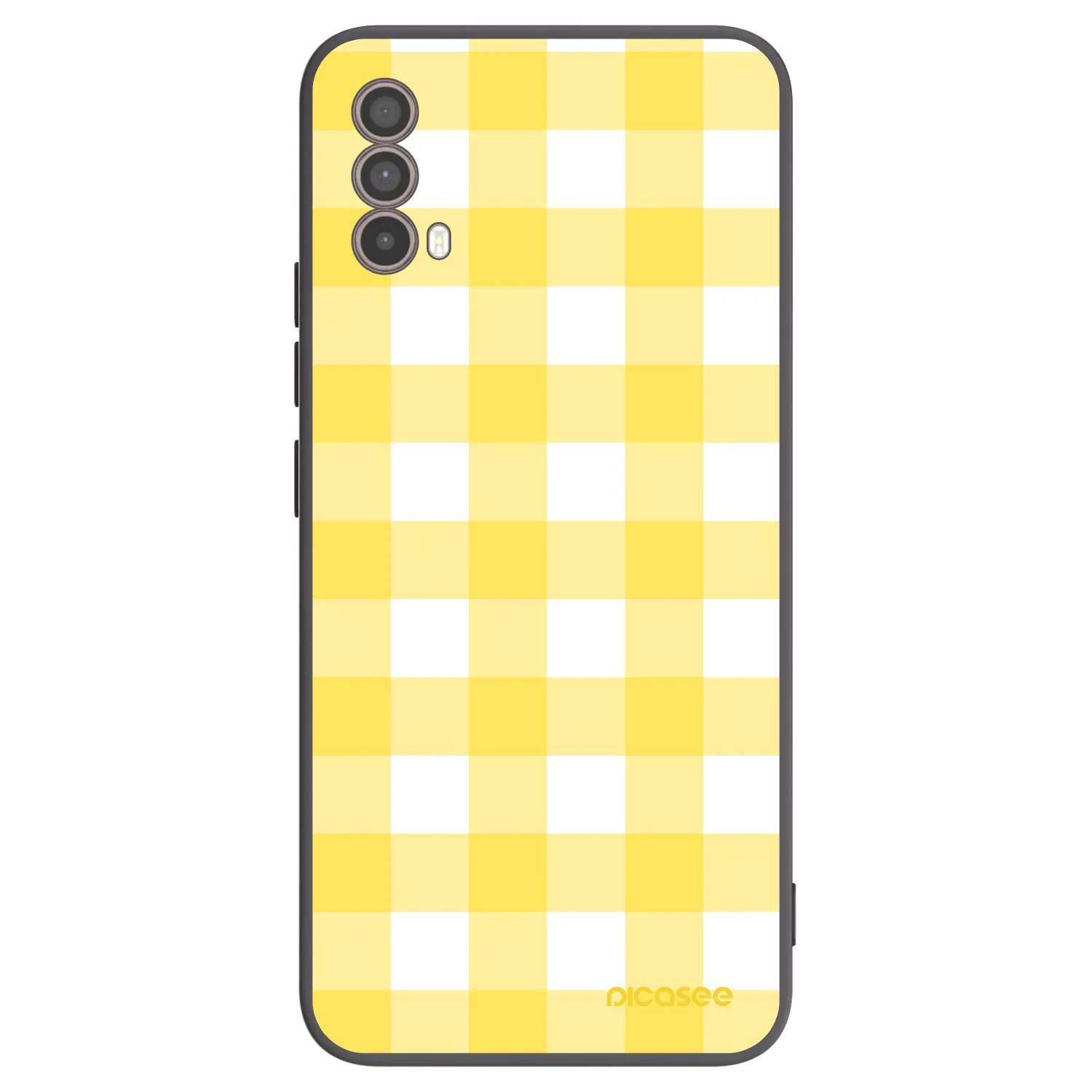 Picasee silikonski črni ovitek za Motorola Moto E40 - Gride lemon