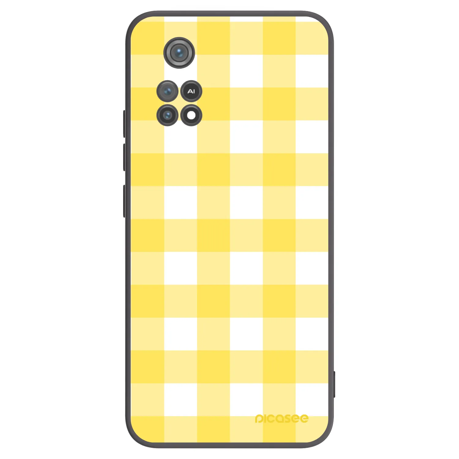 Picasee silikonski črni ovitek za Xiaomi Poco M4 Pro - Gride lemon