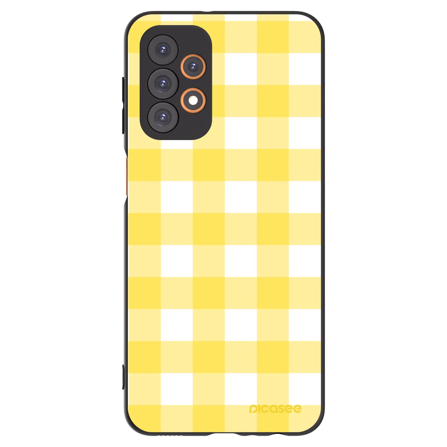 Picasee silikonski črni ovitek za Samsung Galaxy A23 A235F 4G - Gride lemon