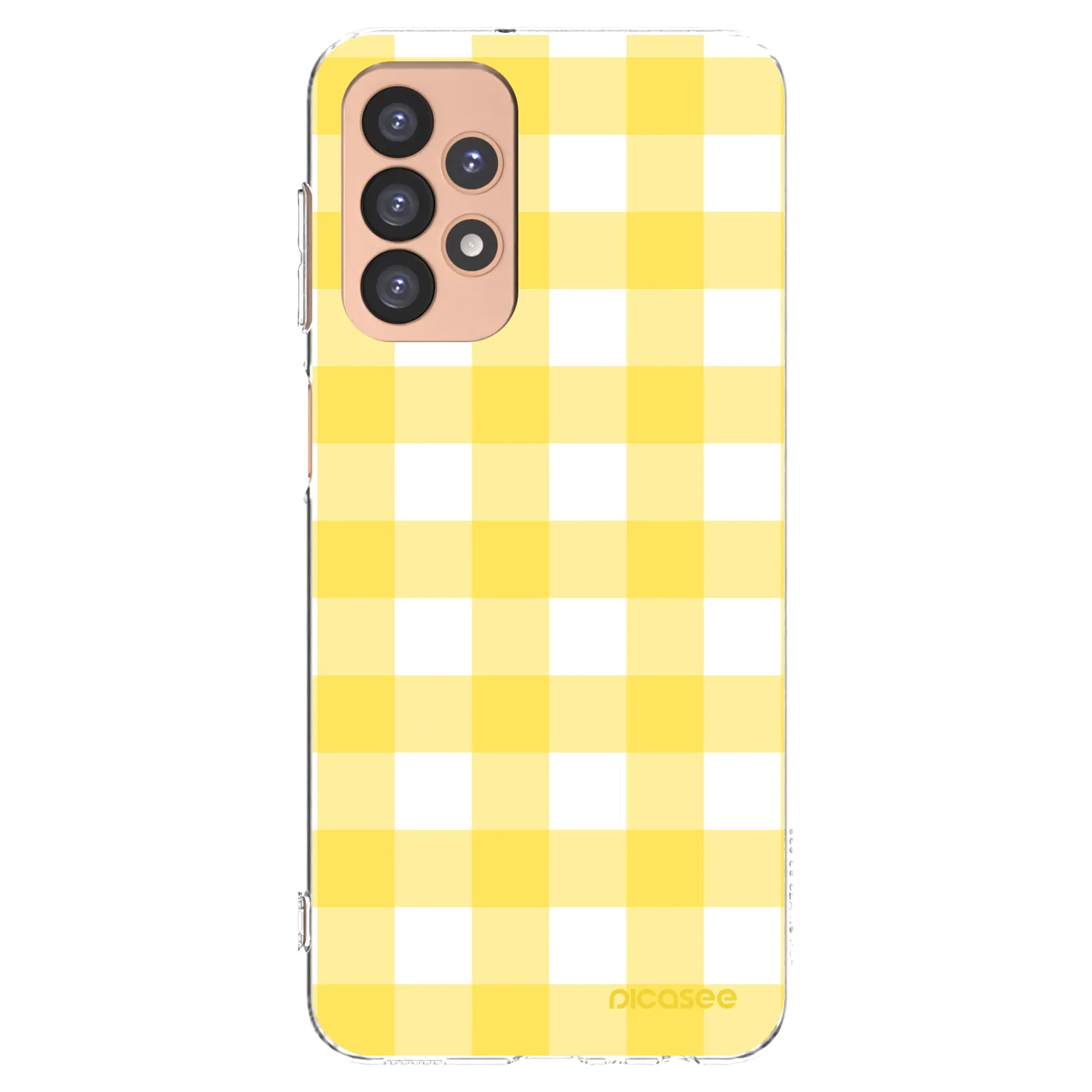 Picasee silikonski prozorni ovitek za Samsung Galaxy A23 A236B 5G - Gride lemon