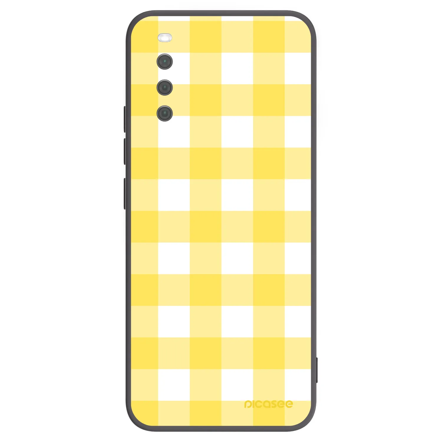 Picasee silikonski črni ovitek za Sony Xperia 10 III - Gride lemon