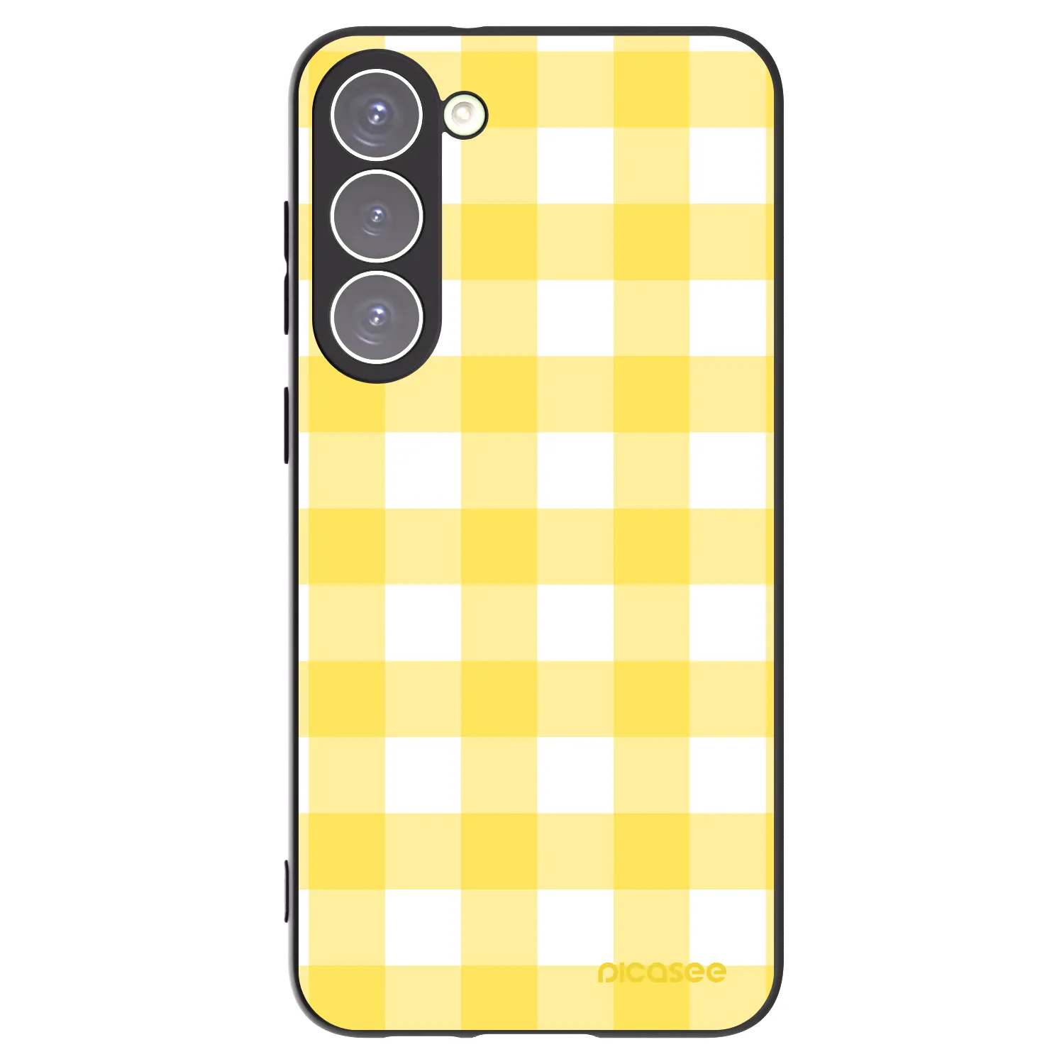 Picasee silikonski črni ovitek za Samsung Galaxy S23+ 5G - Gride lemon
