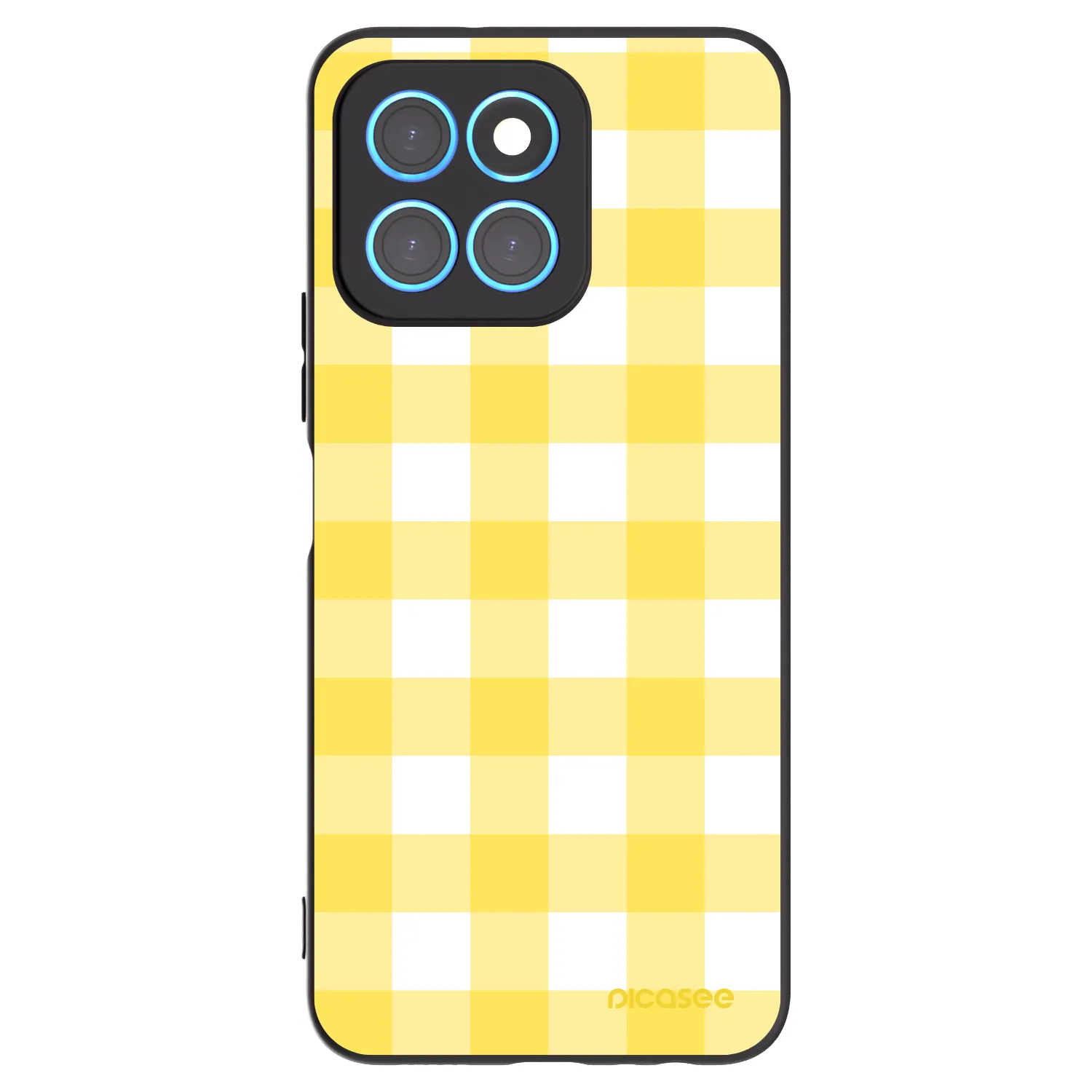 Picasee silikonski črni ovitek za Honor X8 5G - Gride lemon