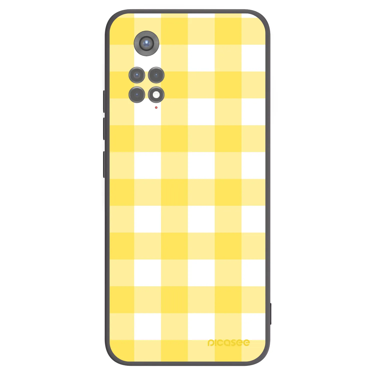 Picasee silikonski črni ovitek za Xiaomi Redmi Note 11S 5G - Gride lemon