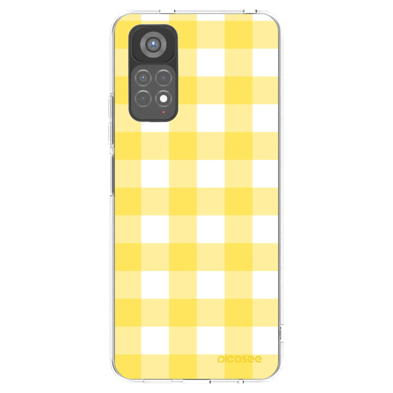 Picasee silikonski prozorni ovitek za Xiaomi Redmi Note 11S 5G - Gride lemon