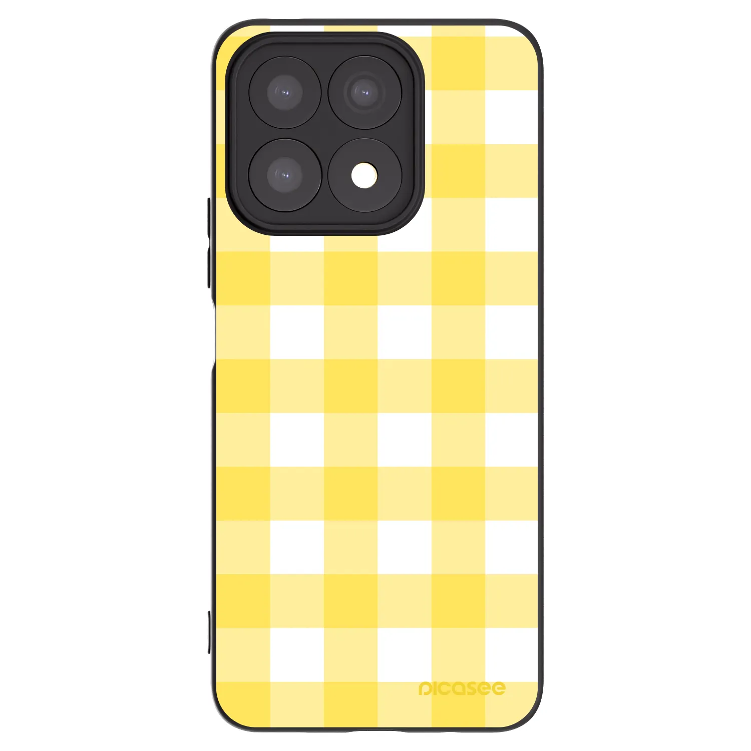 Picasee silikonski črni ovitek za Honor X8a - Gride lemon
