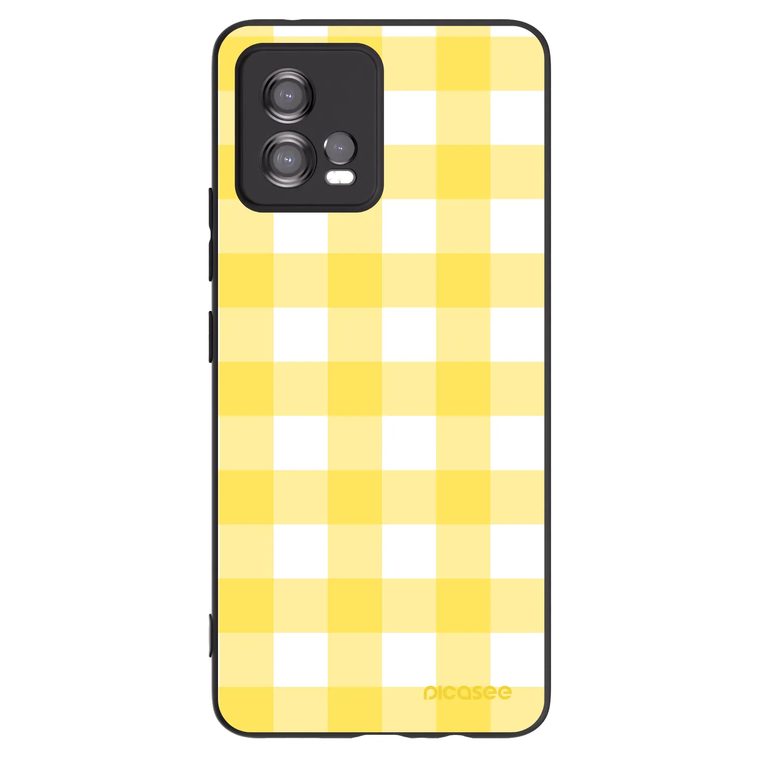 Picasee silikonski črni ovitek za Motorola Moto G72 - Gride lemon