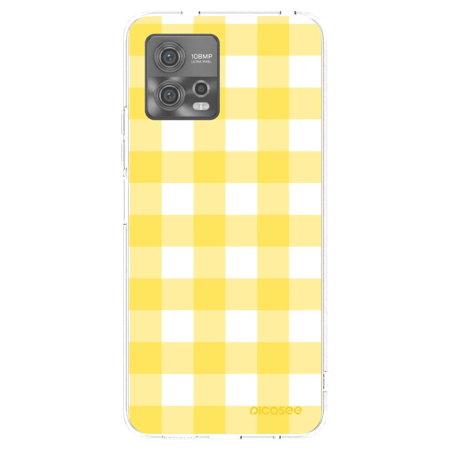 Picasee silikonski prozorni ovitek za Motorola Moto G72 - Gride lemon