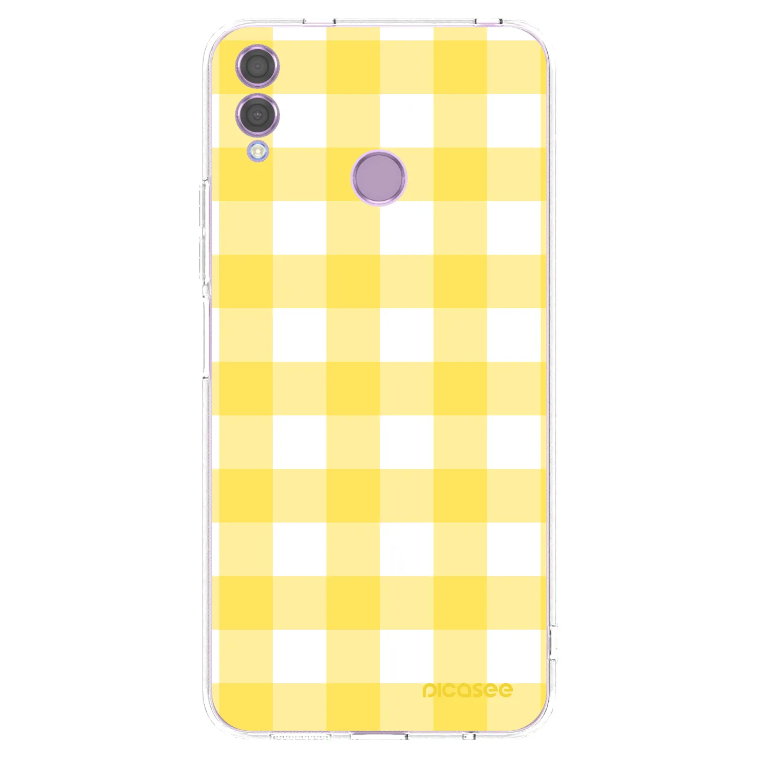 Picasee silikonski prozorni ovitek za Honor 8X - Gride lemon