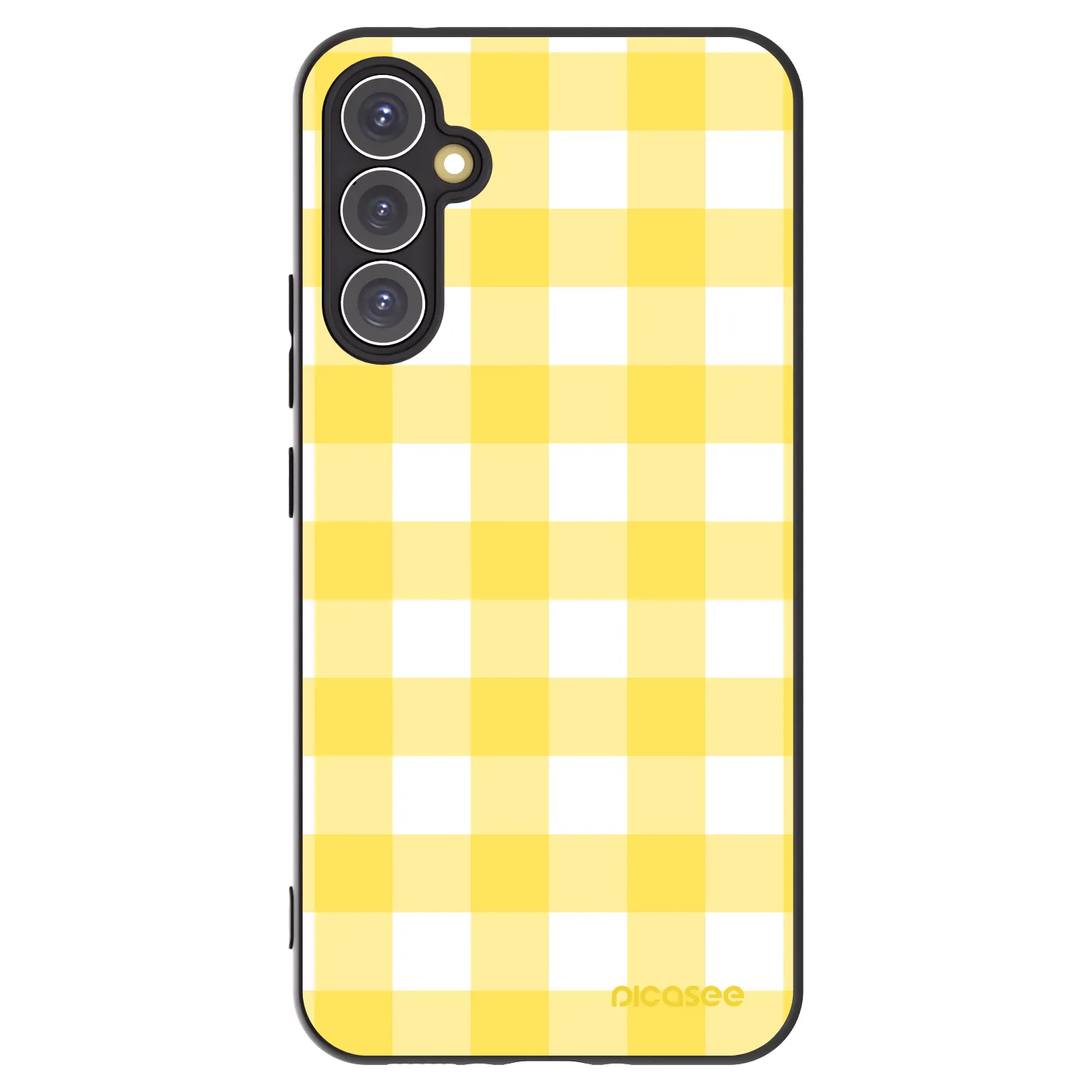 Picasee silikonski črni ovitek za Samsung Galaxy A34 5G A346B - Gride lemon