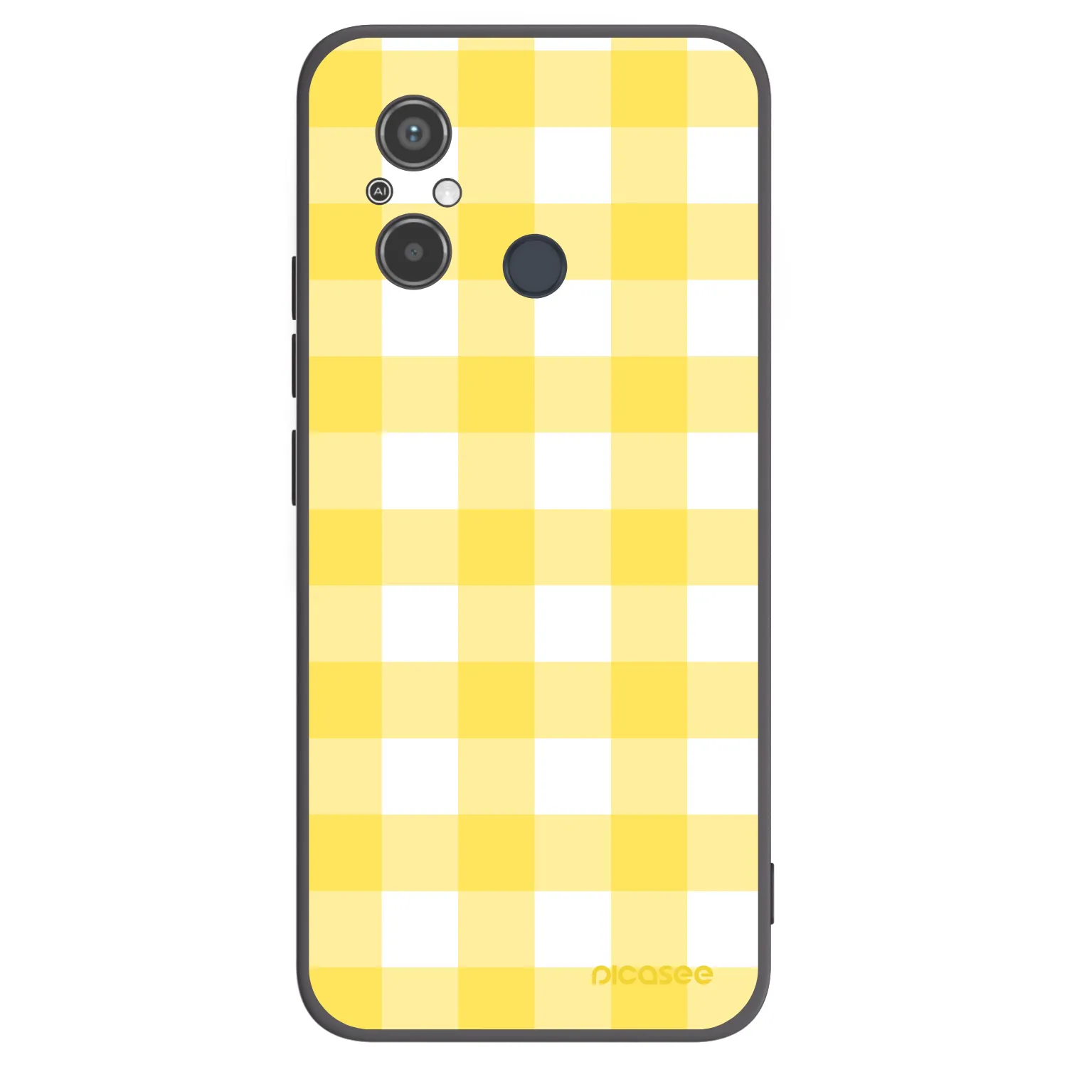 Picasee silikonski črni ovitek za Xiaomi Redmi 12C - Gride lemon