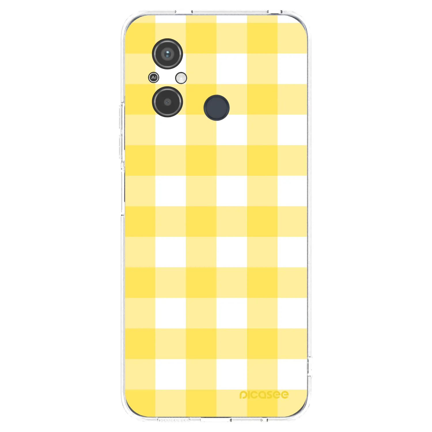 Picasee silikonski prozorni ovitek za Xiaomi Redmi 12C - Gride lemon