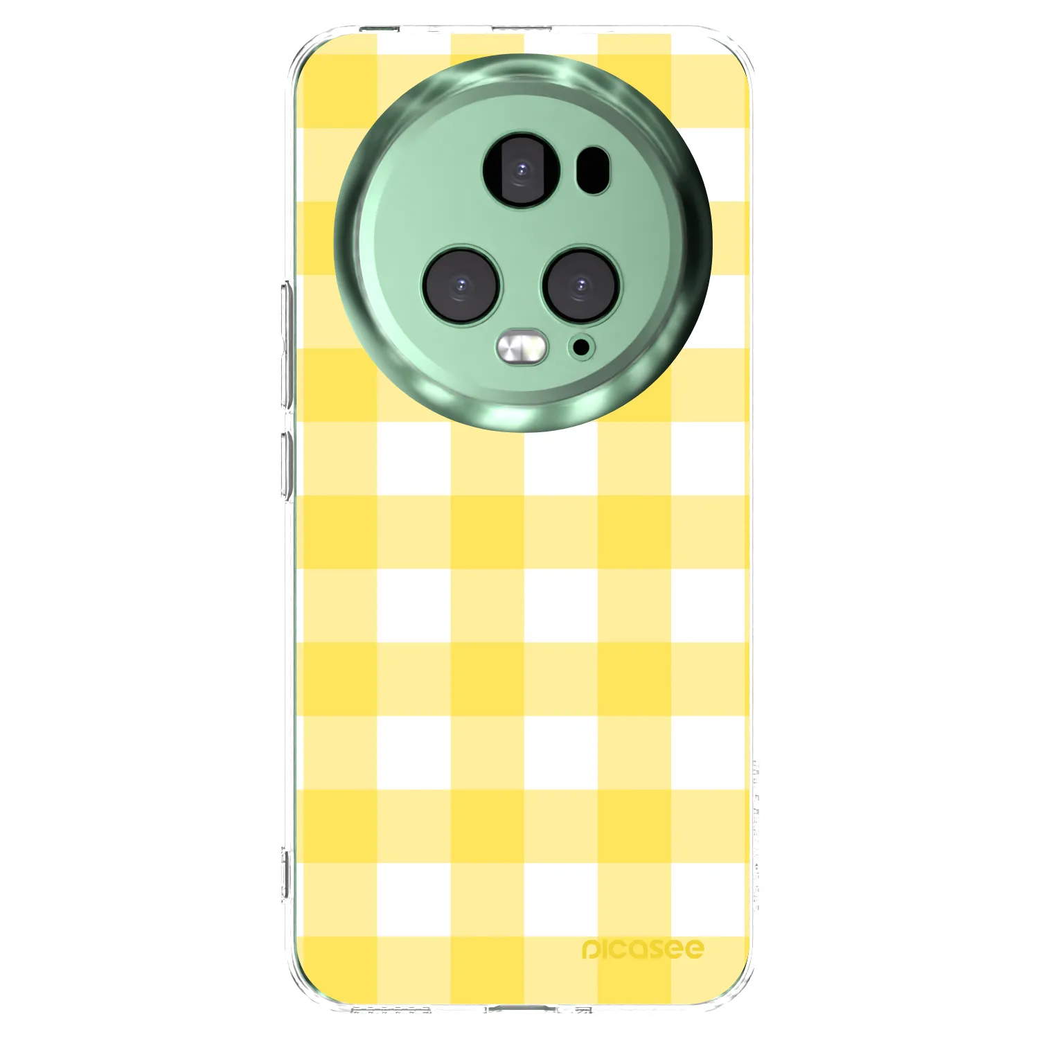 Picasee silikonski prozorni ovitek za Honor Magic5 Pro - Gride lemon