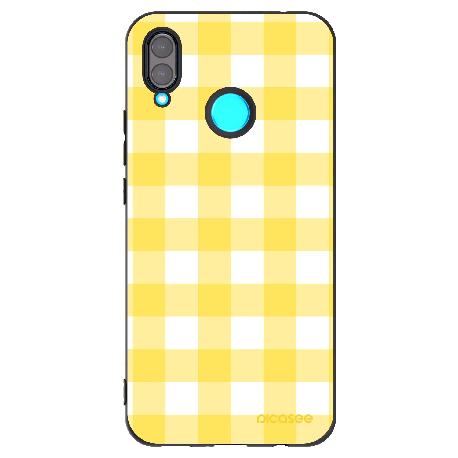 Picasee silikonski črni ovitek za Huawei Nova 3 - Gride lemon
