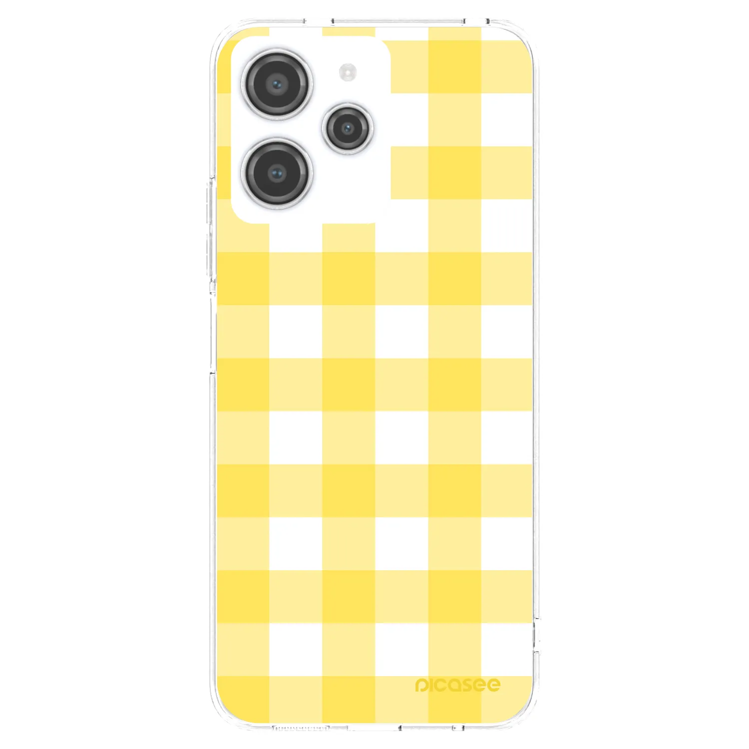 Picasee silikonski prozorni ovitek za Xiaomi Redmi 12 4G - Gride lemon