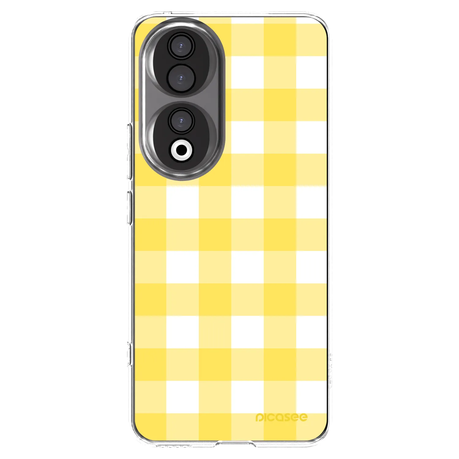 Picasee silikonski prozorni ovitek za Honor 90 5G - Gride lemon