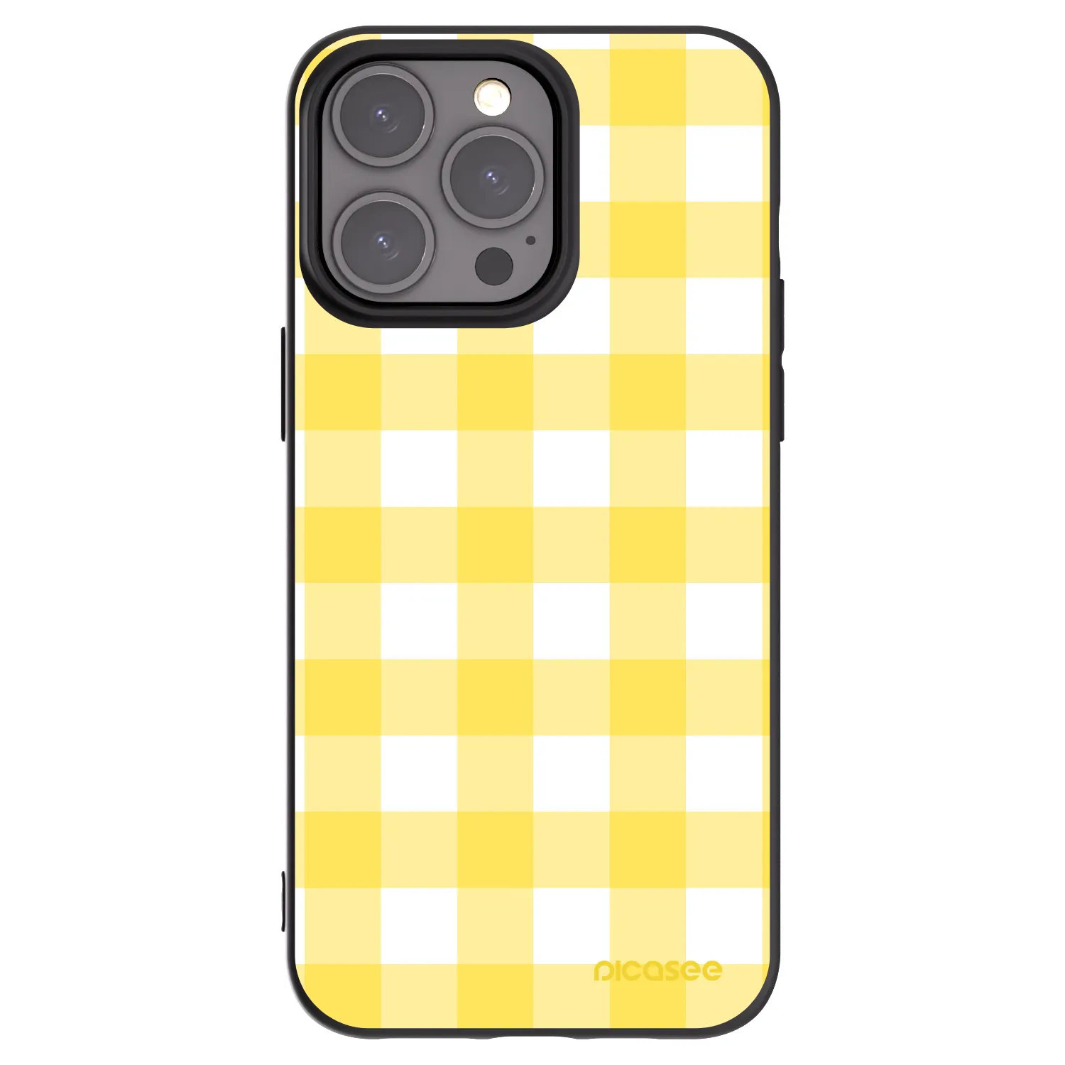 Picasee silikonski črni ovitek za Apple iPhone 15 Pro Max - Gride lemon