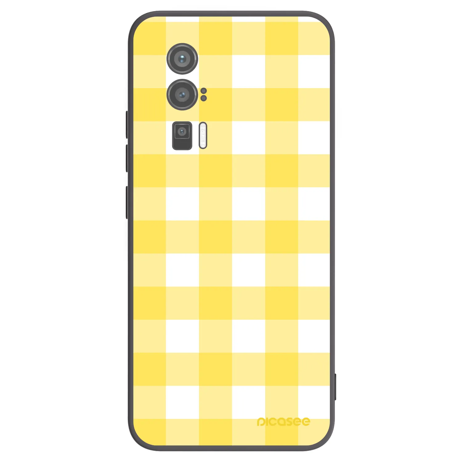 Picasee silikonski črni ovitek za Xiaomi Poco F5 Pro 5G - Gride lemon