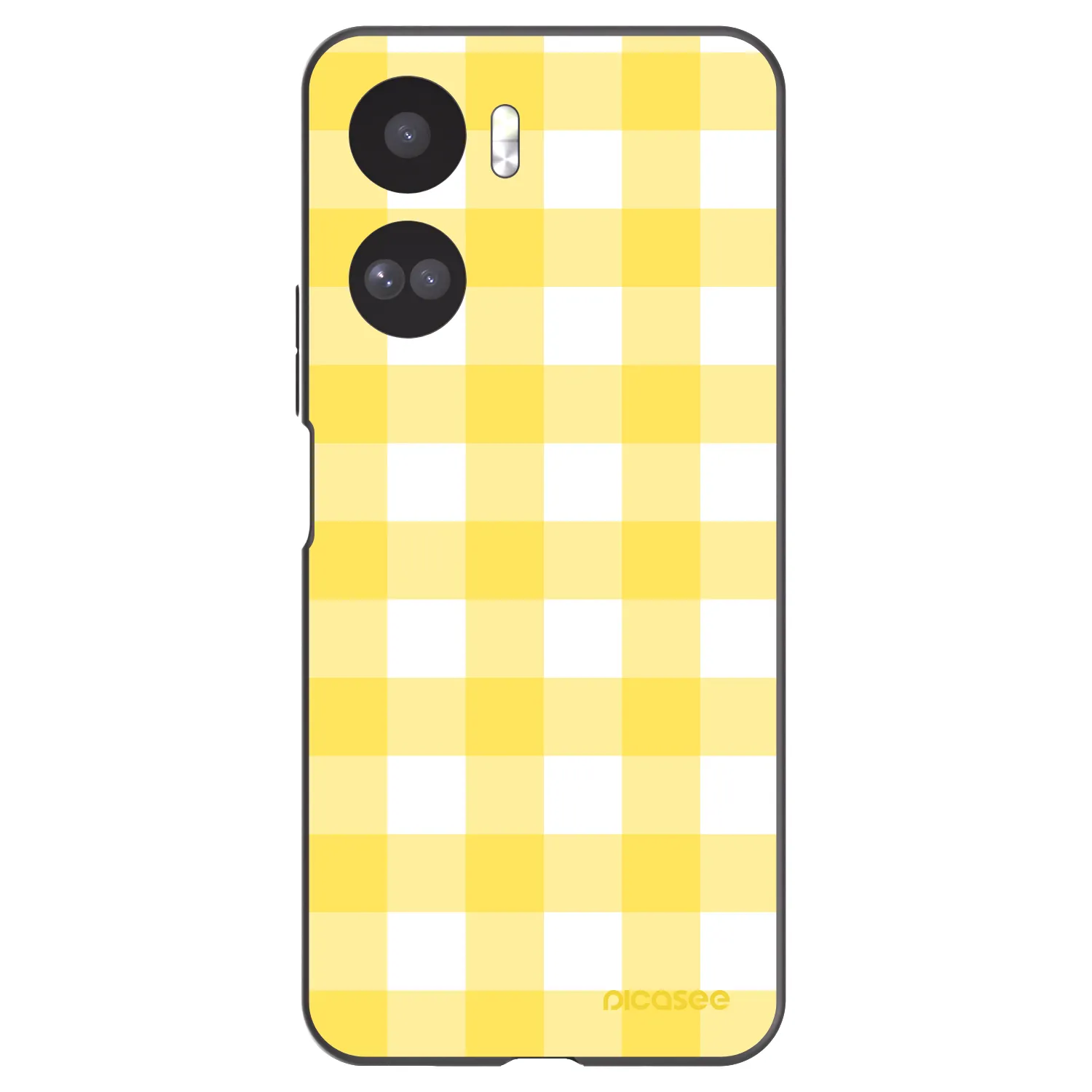 Picasee silikonski črni ovitek za Honor 90 Lite 5G - Gride lemon