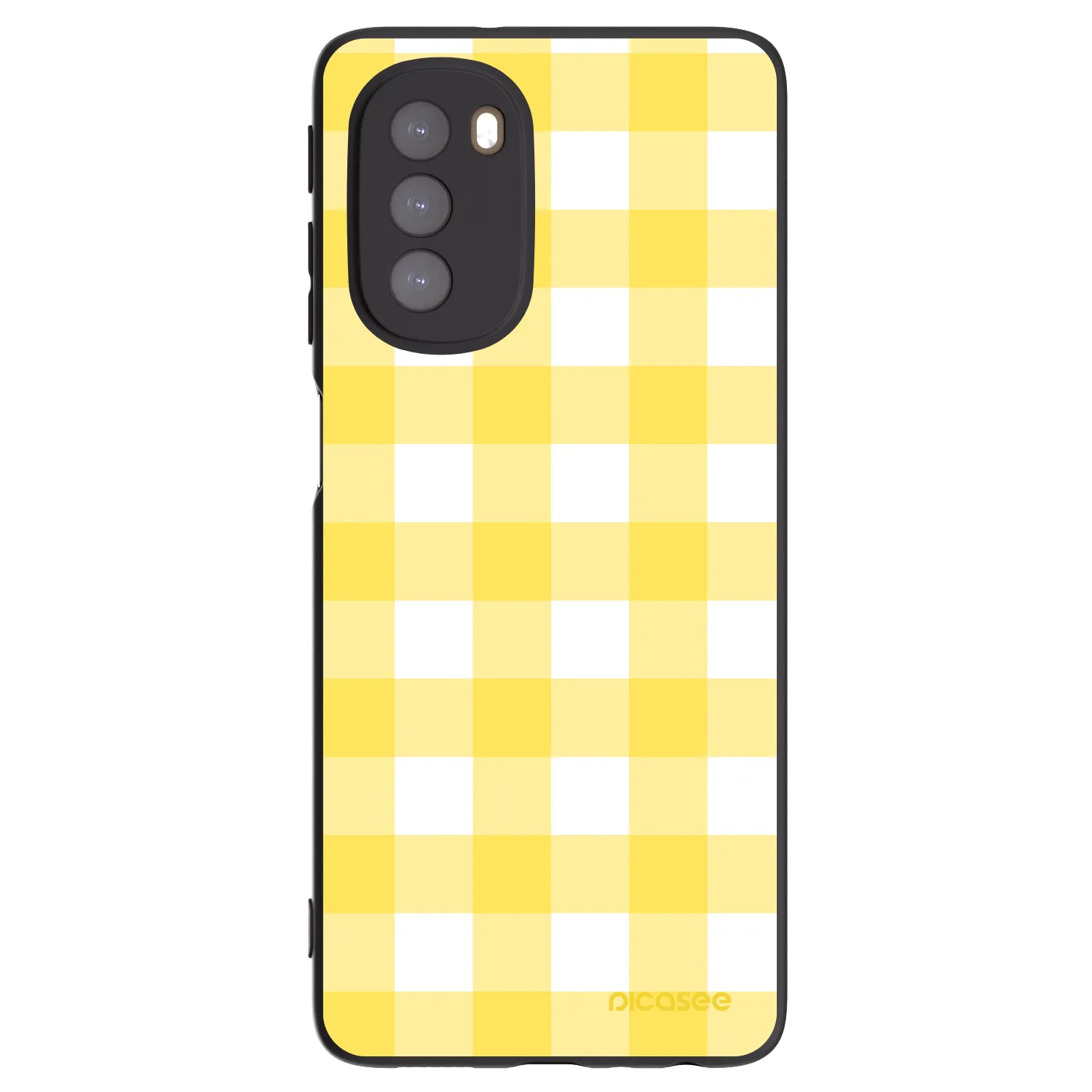 Picasee silikonski črni ovitek za Motorola Moto G51 - Gride lemon
