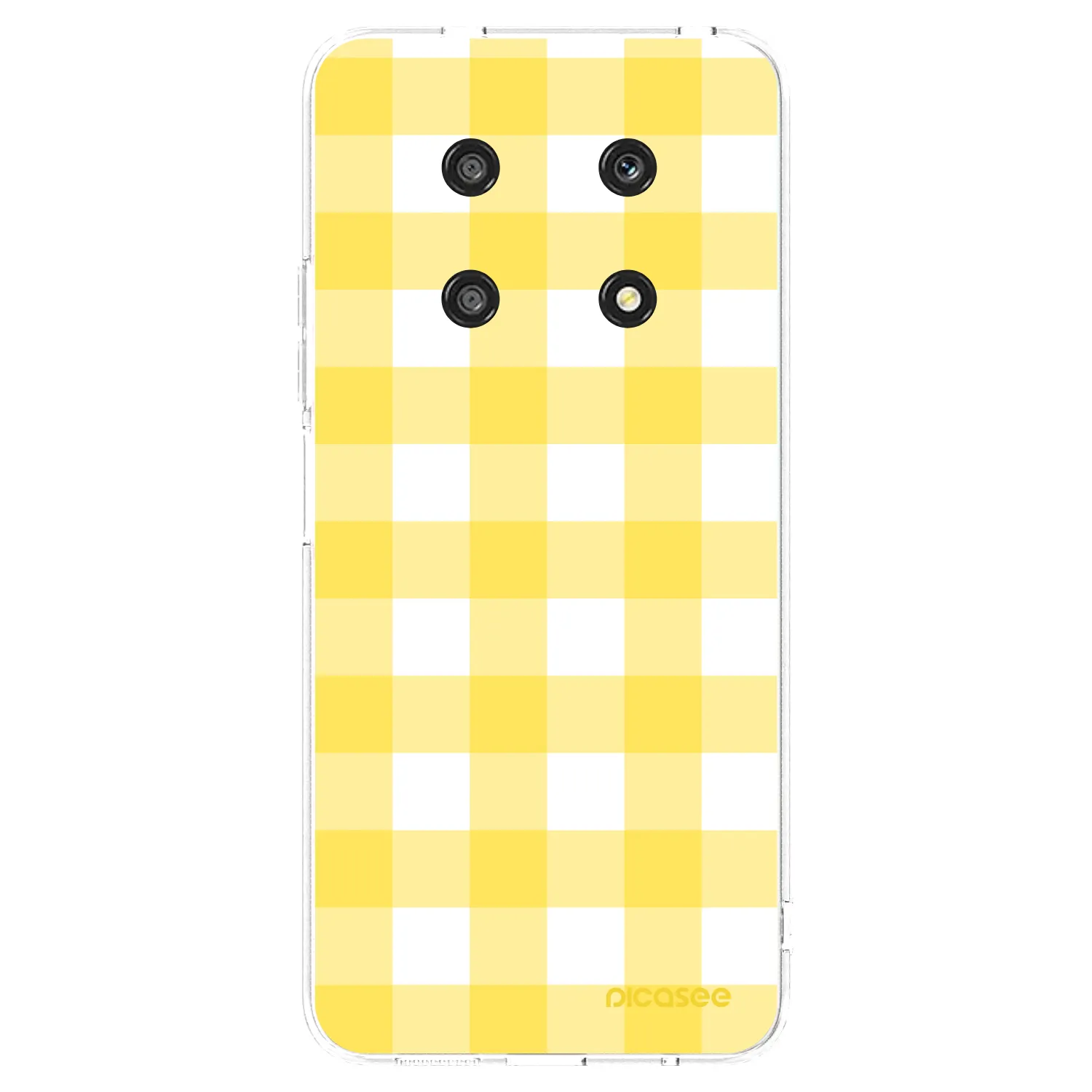 Picasee silikonski prozorni ovitek za Honor Magic4 Lite 5G - Gride lemon