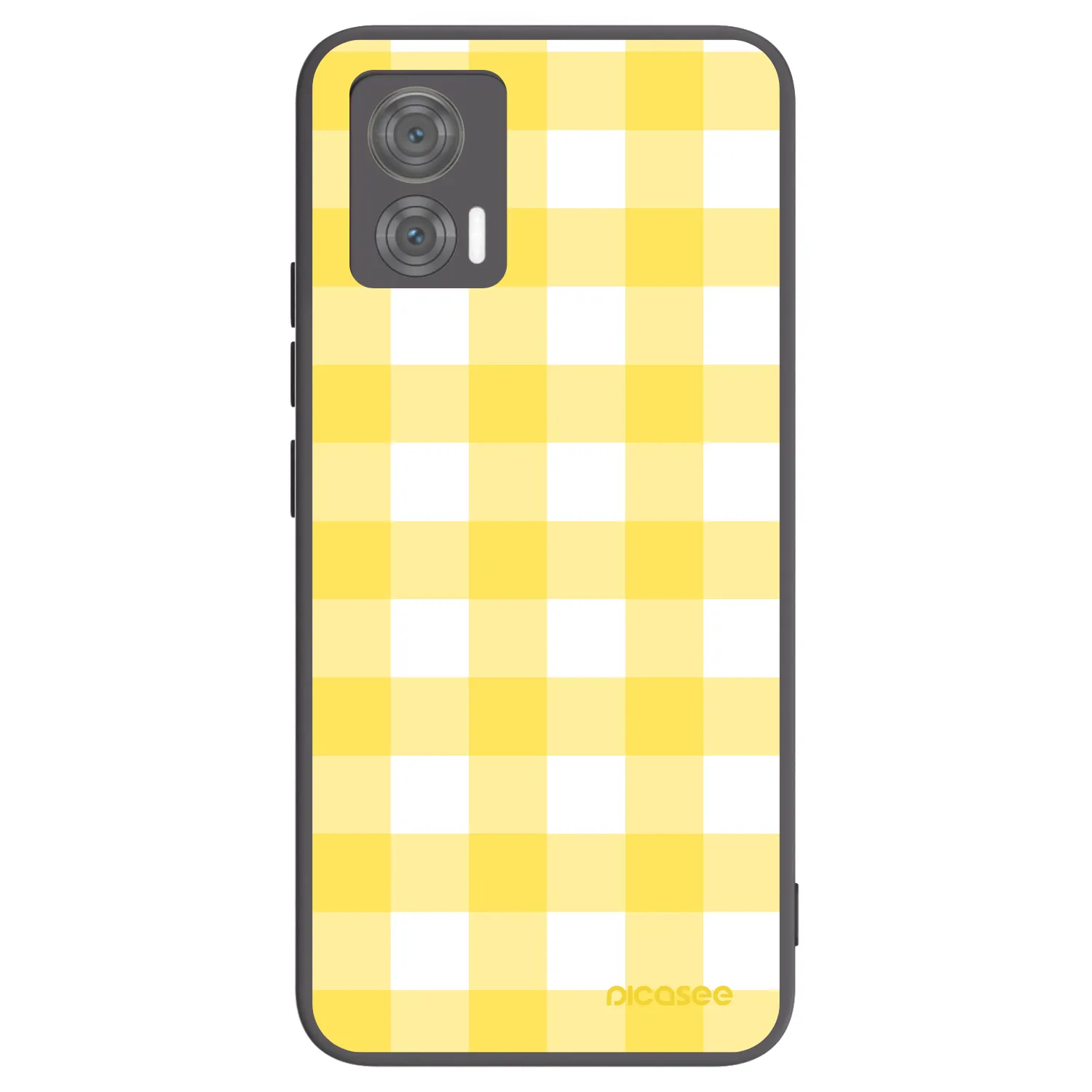 Picasee silikonski črni ovitek za Motorola Edge 30 Neo - Gride lemon