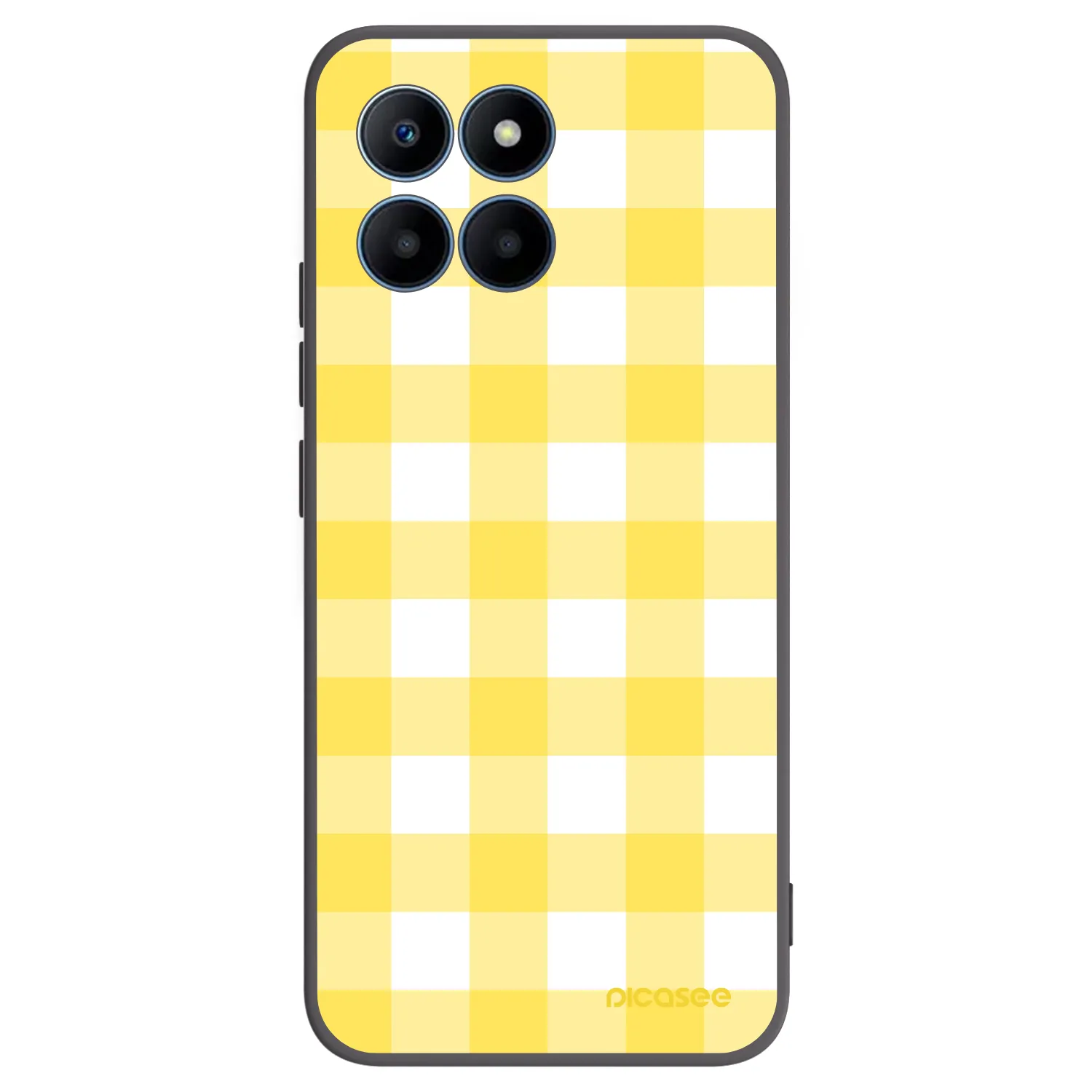 Picasee silikonski črni ovitek za Honor 70 Lite - Gride lemon
