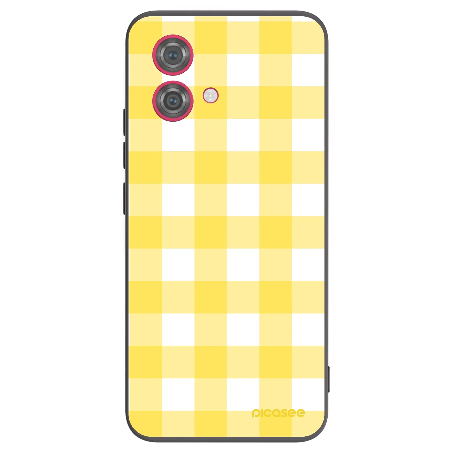 Silikonski črni ovitek za Motorola Moto G84 5G - Gride lemon