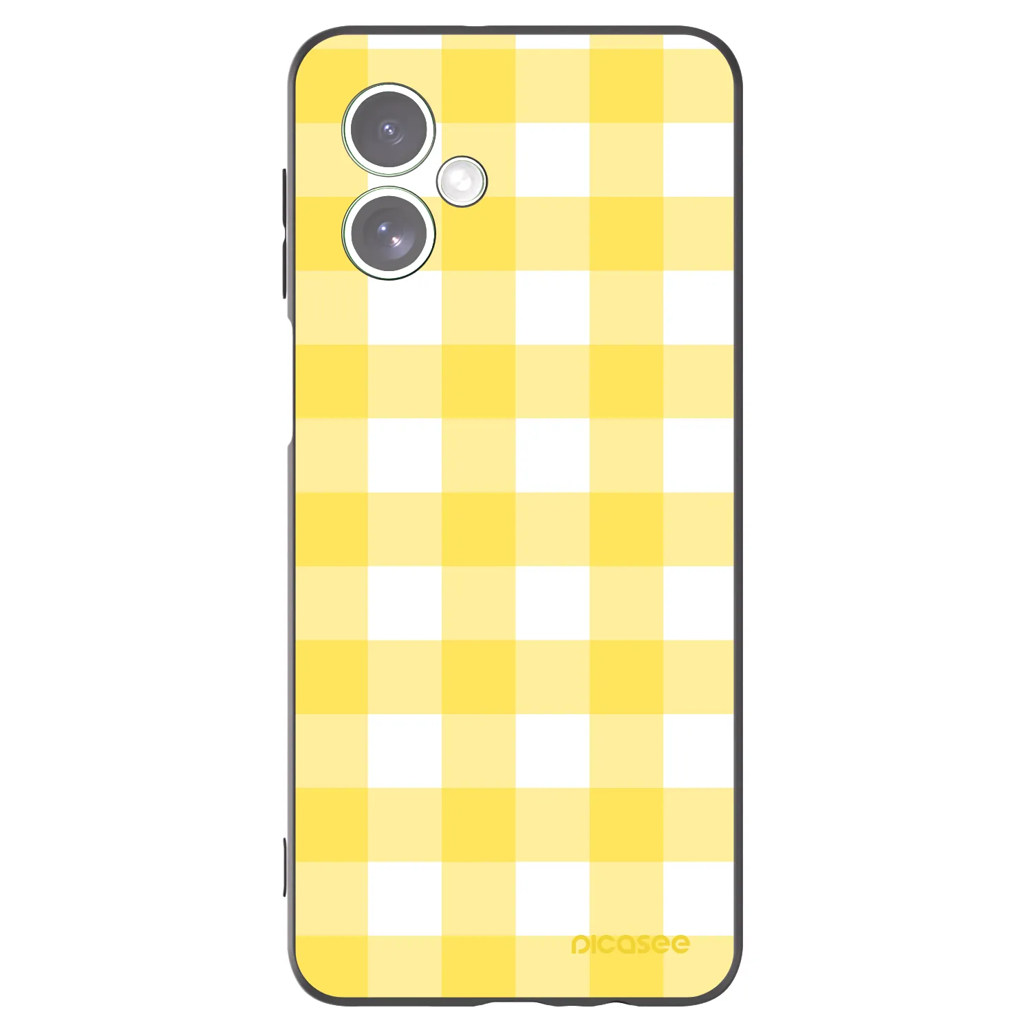 Picasee silikonski črni ovitek za Motorola Moto G54 5G - Gride lemon