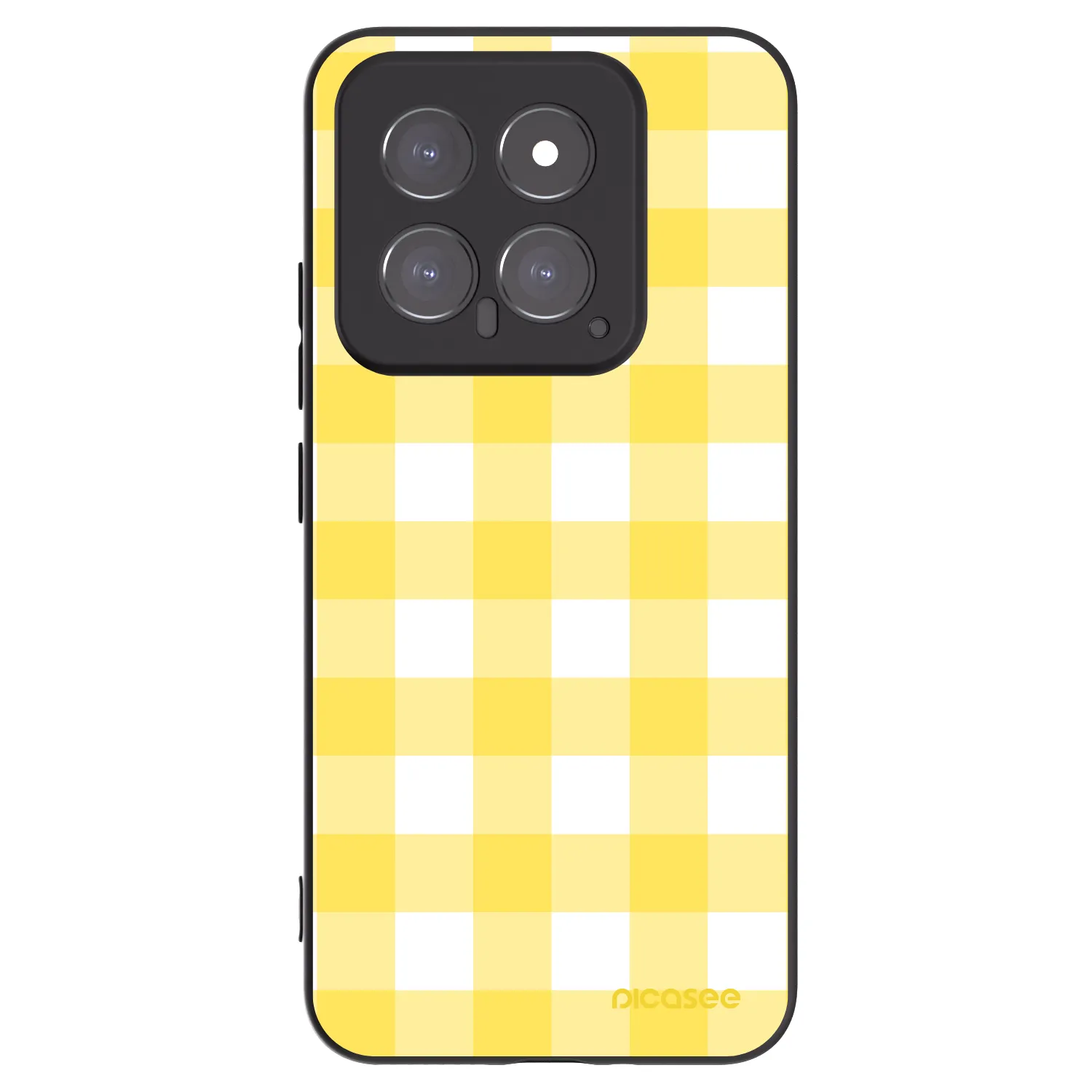 Picasee silikonski črni ovitek za Xiaomi 14 - Gride lemon