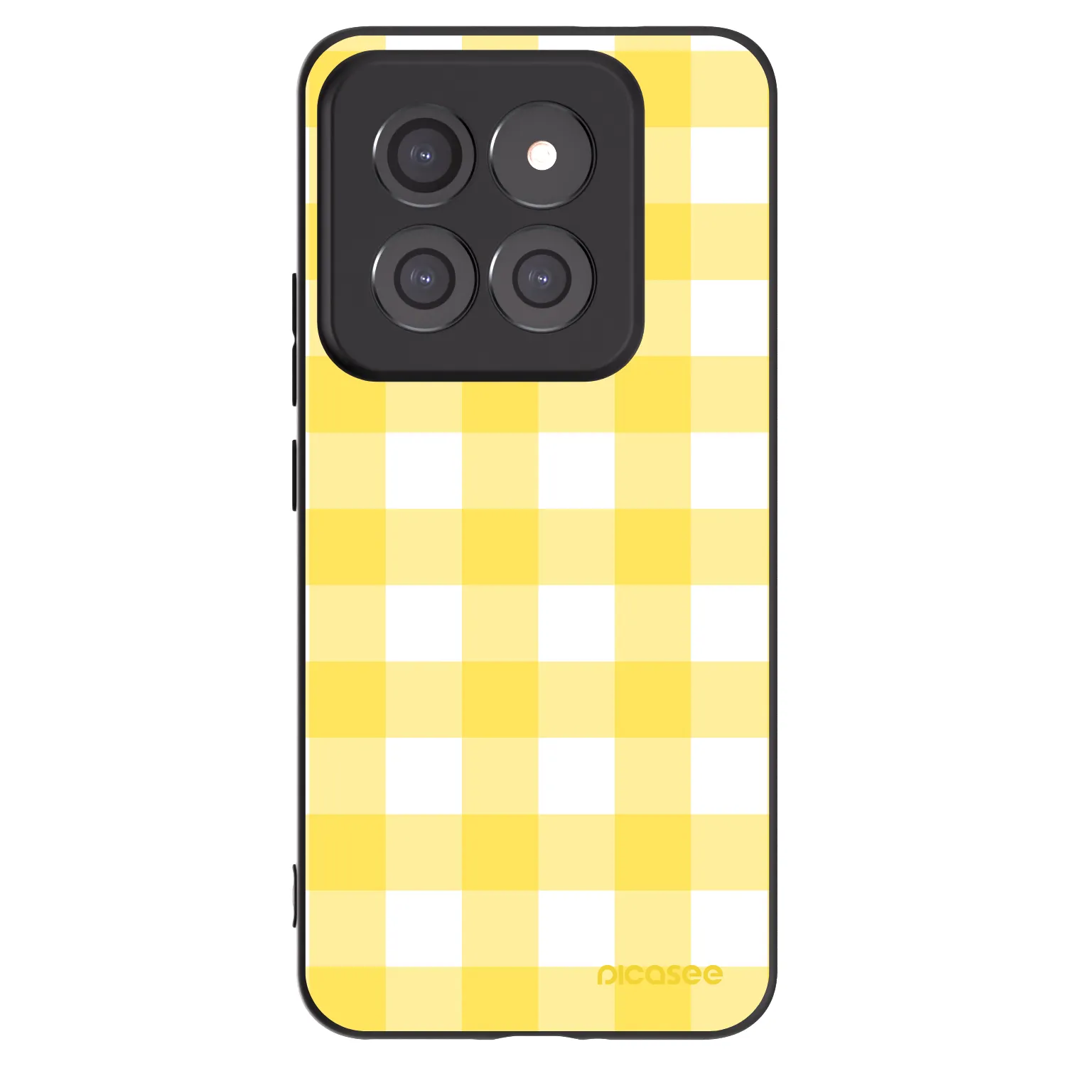 Picasee silikonski črni ovitek za Xiaomi 14 Pro - Gride lemon