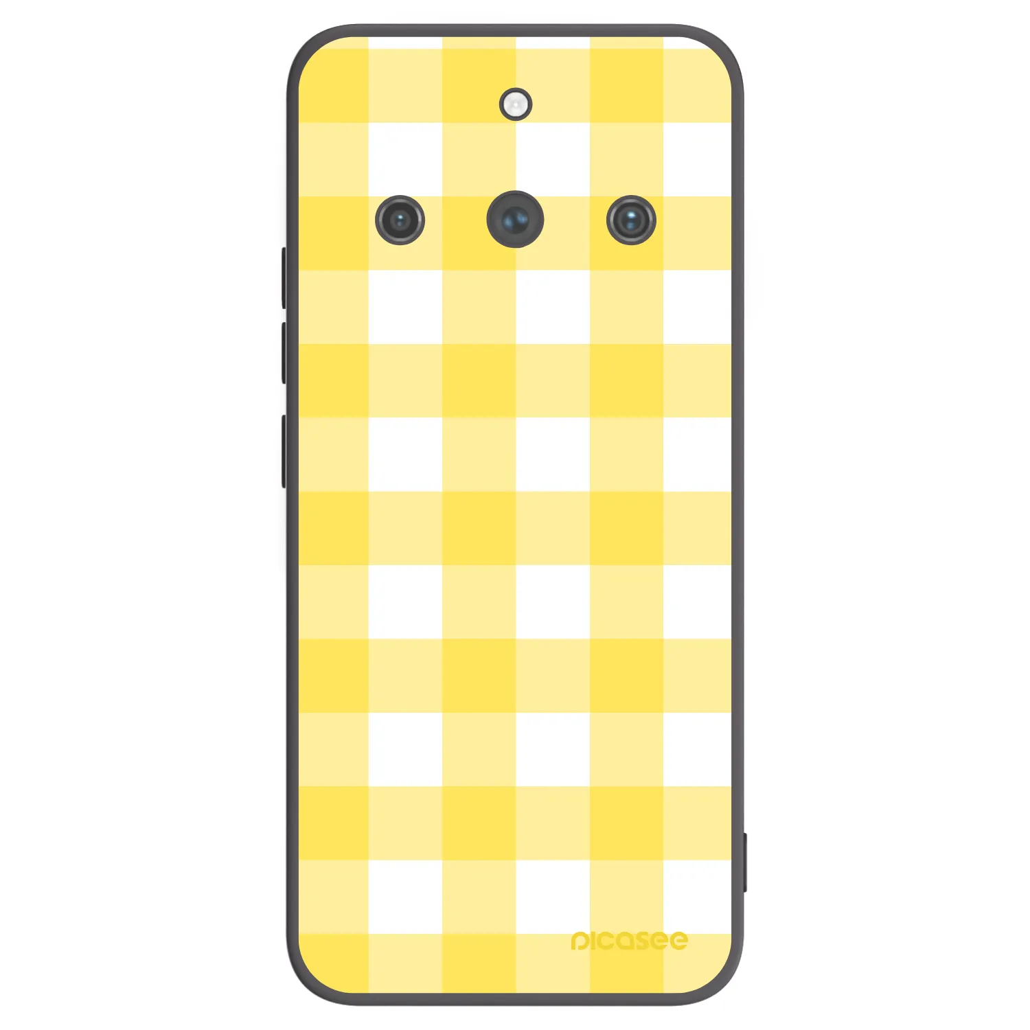 Picasee silikonski črni ovitek za Realme 11 Pro+ - Gride lemon