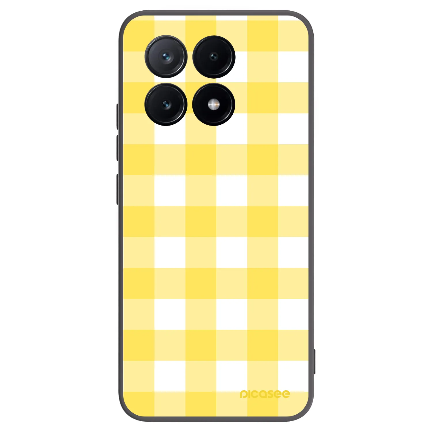 Picasee silikonski črni ovitek za Xiaomi Poco X6 Pro - Gride lemon