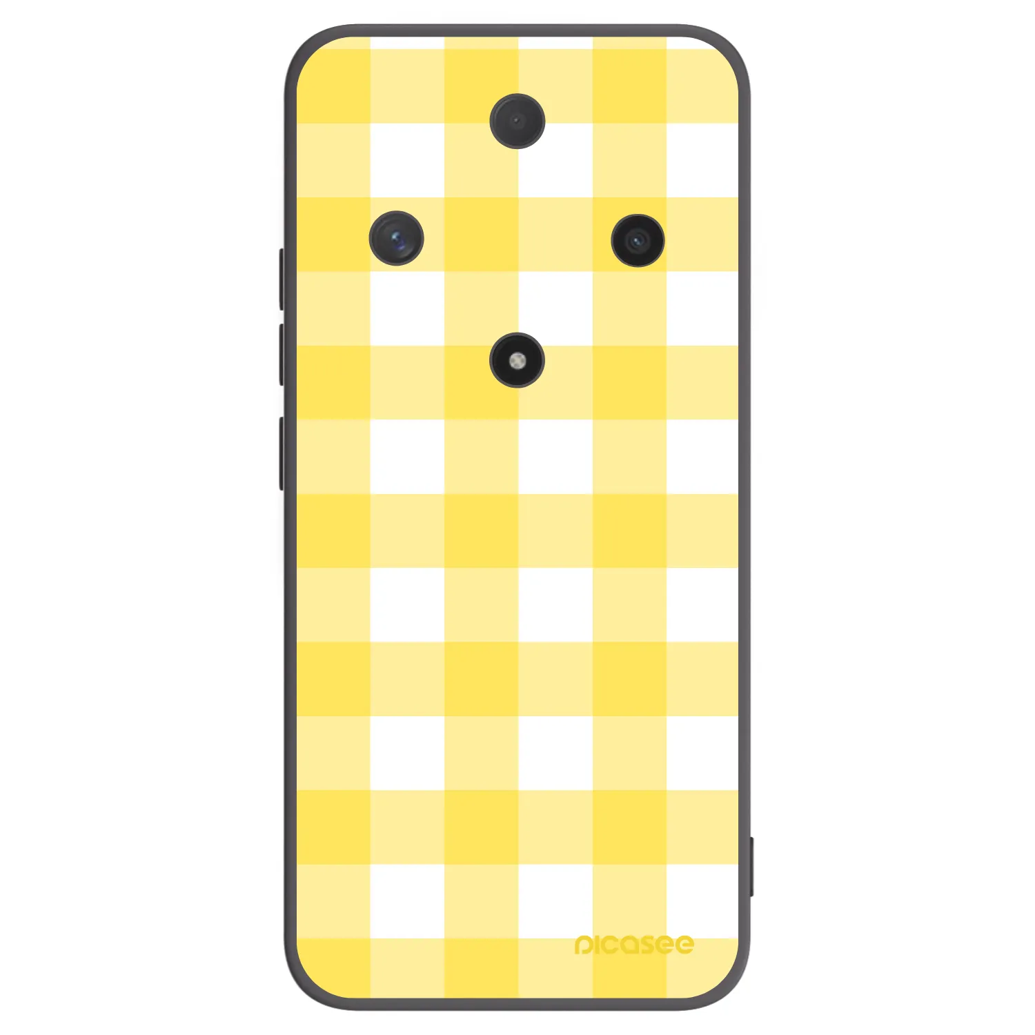 Picasee silikonski črni ovitek za Honor Magic6 Lite 5G - Gride lemon