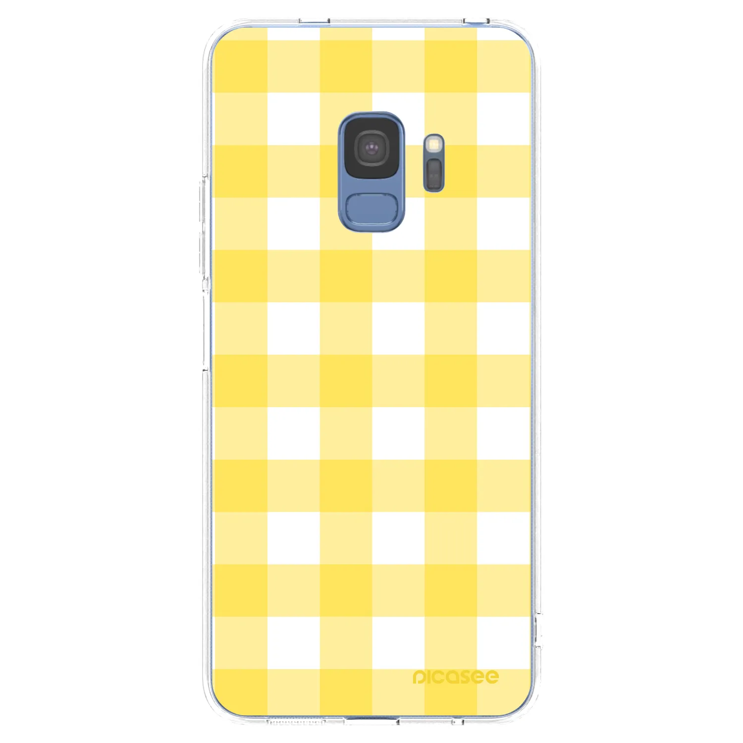 Picasee silikonski prozorni ovitek za Samsung Galaxy S9 G960F - Gride lemon
