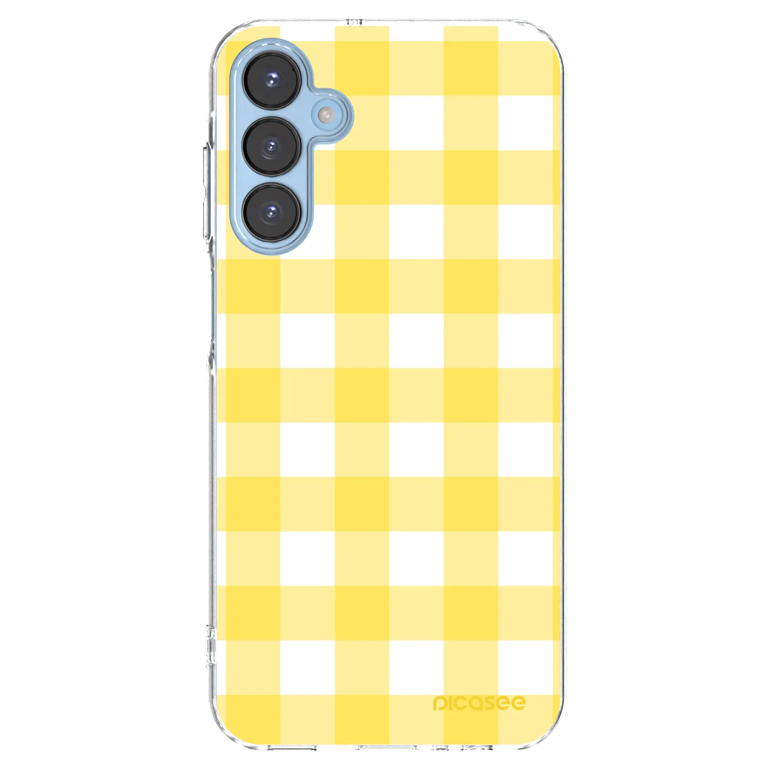 Picasee silikonski prozorni ovitek za Samsung Galaxy A15 A156B 5G - Gride lemon