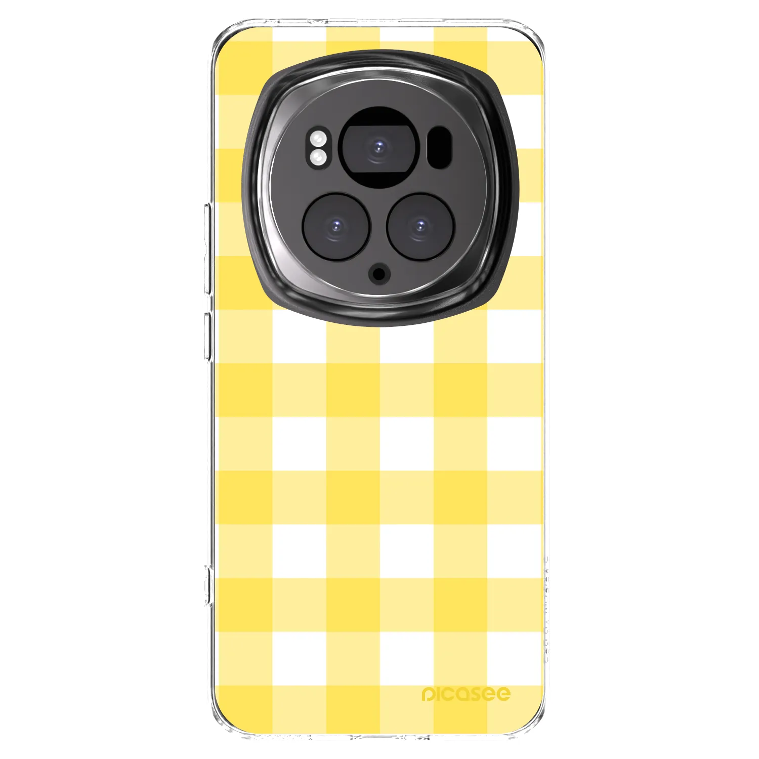 Picasee silikonski prozorni ovitek za Honor Magic6 Pro - Gride lemon