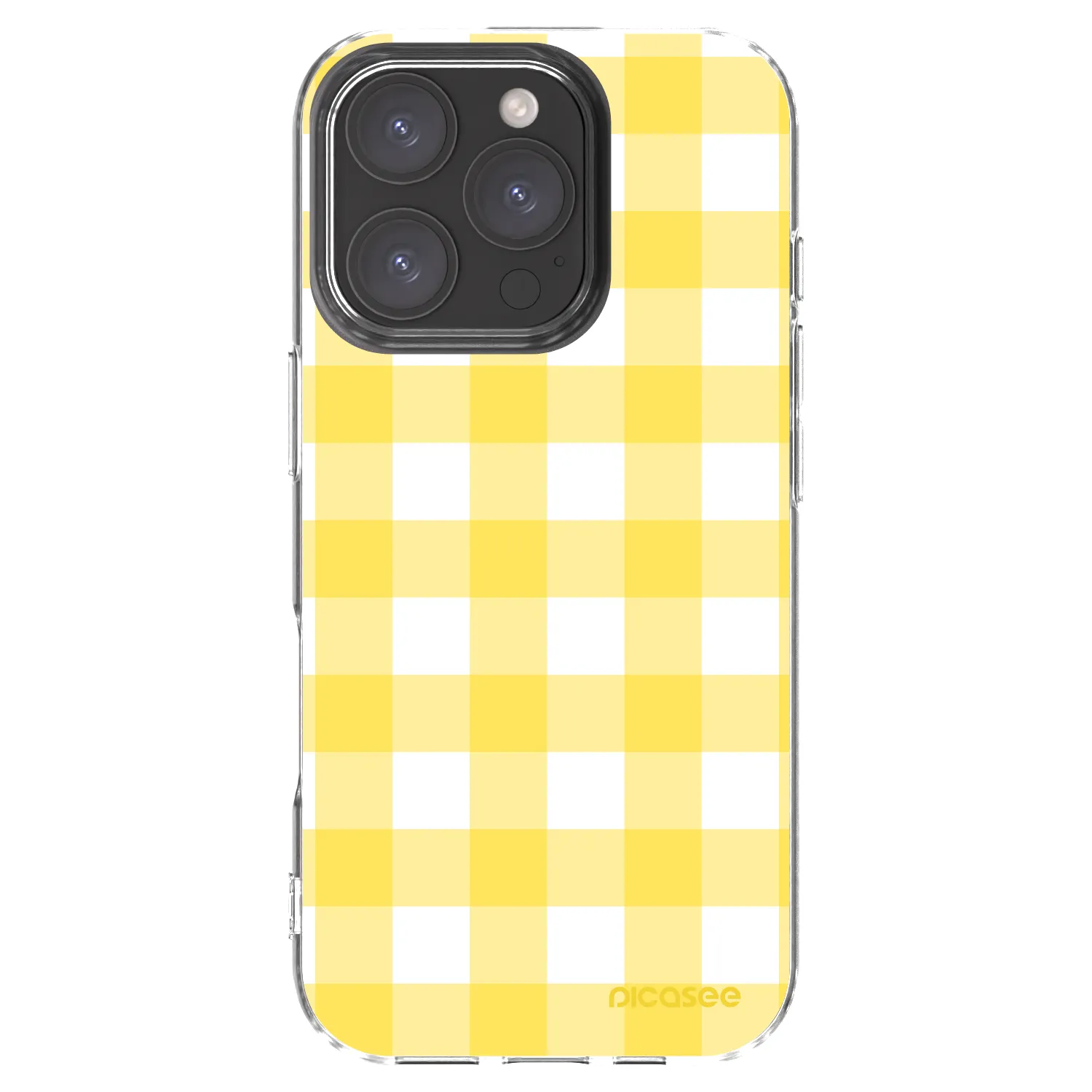 Picasee silikonski prozorni ovitek za Apple iPhone 16 Pro - Gride lemon