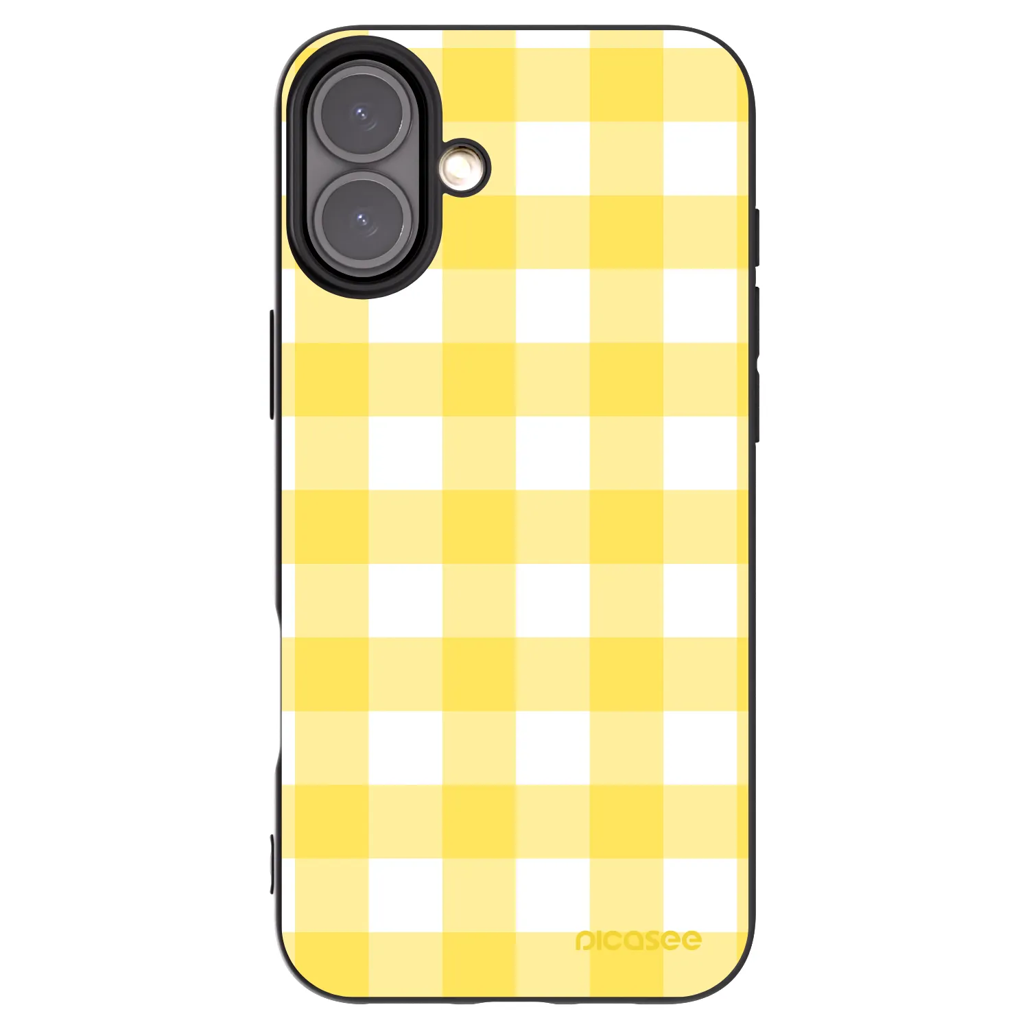 Picasee silikonski črni ovitek za Apple iPhone 16 Plus - Gride lemon