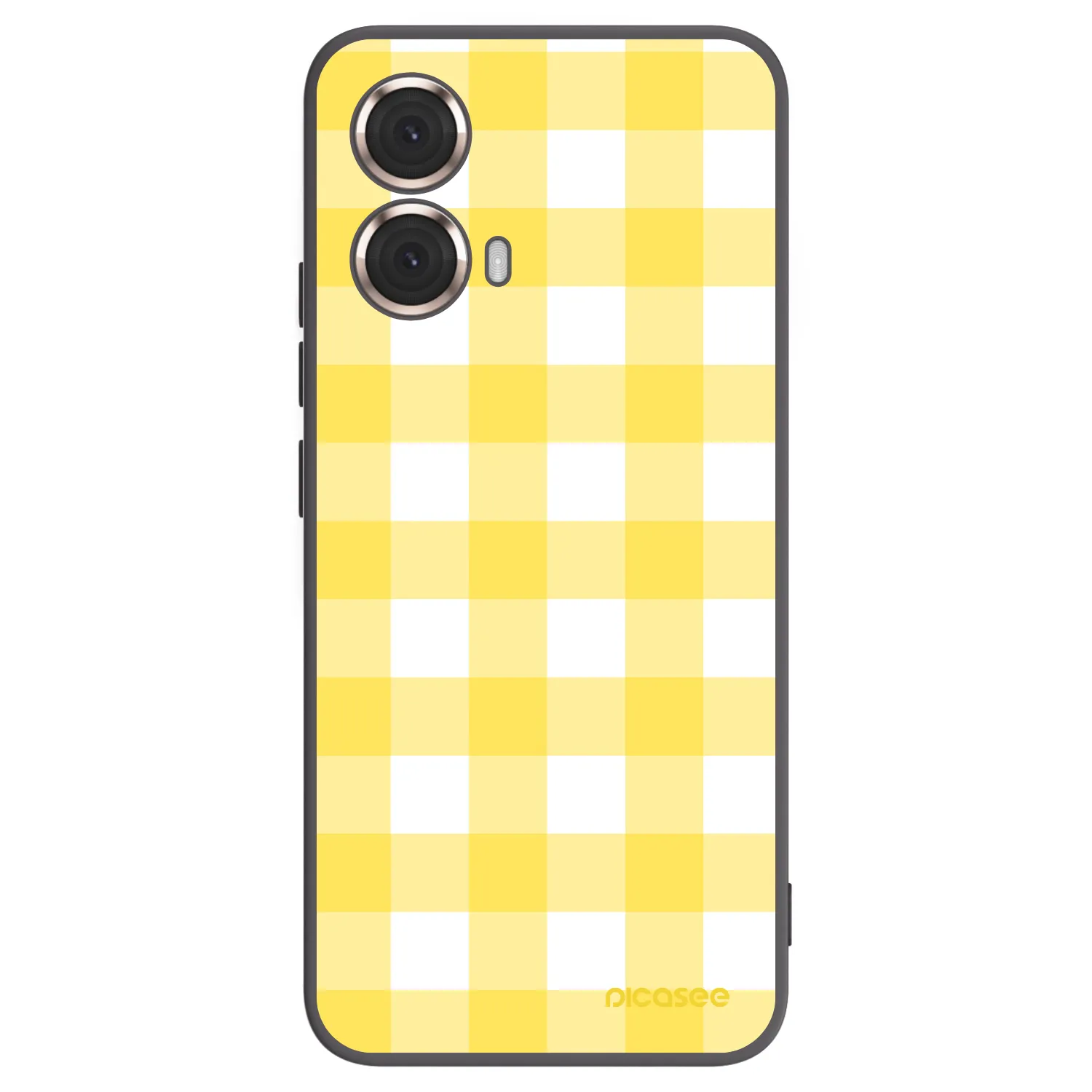 Picasee silikonski črni ovitek za Motorola Moto G85 - Gride lemon