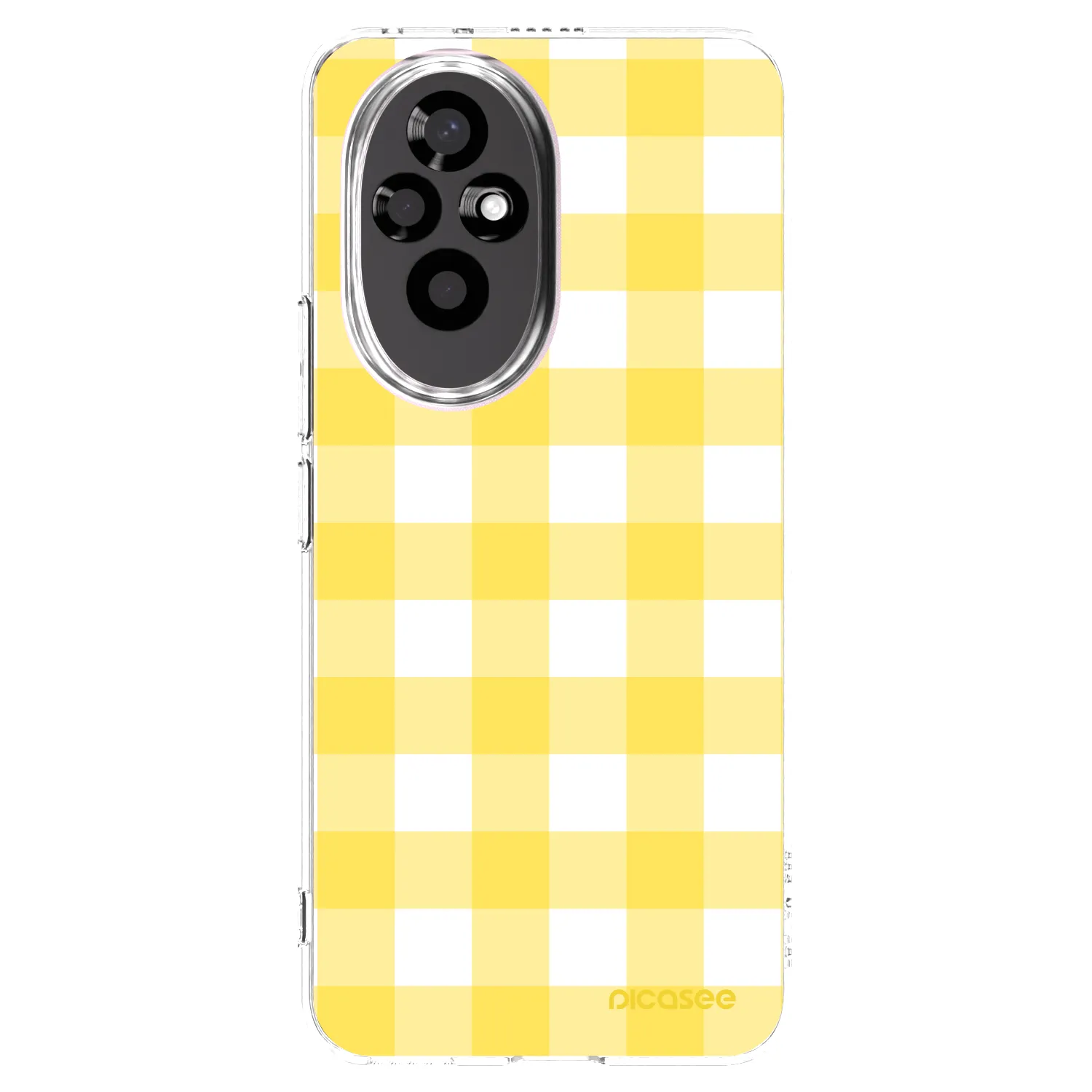 Picasee silikonski prozorni ovitek za Honor 200 Pro 5G - Gride lemon