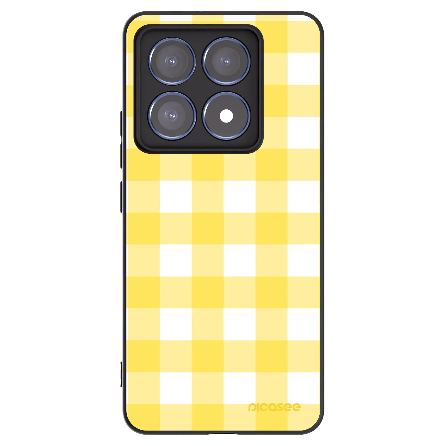 Picasee silikonski črni ovitek za Xiaomi 14T Pro - Gride lemon
