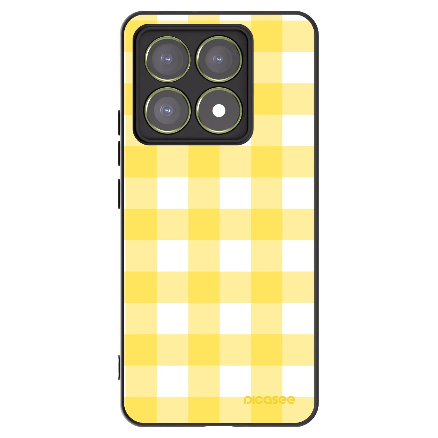 Picasee silikonski črni ovitek za Xiaomi 14T - Gride lemon