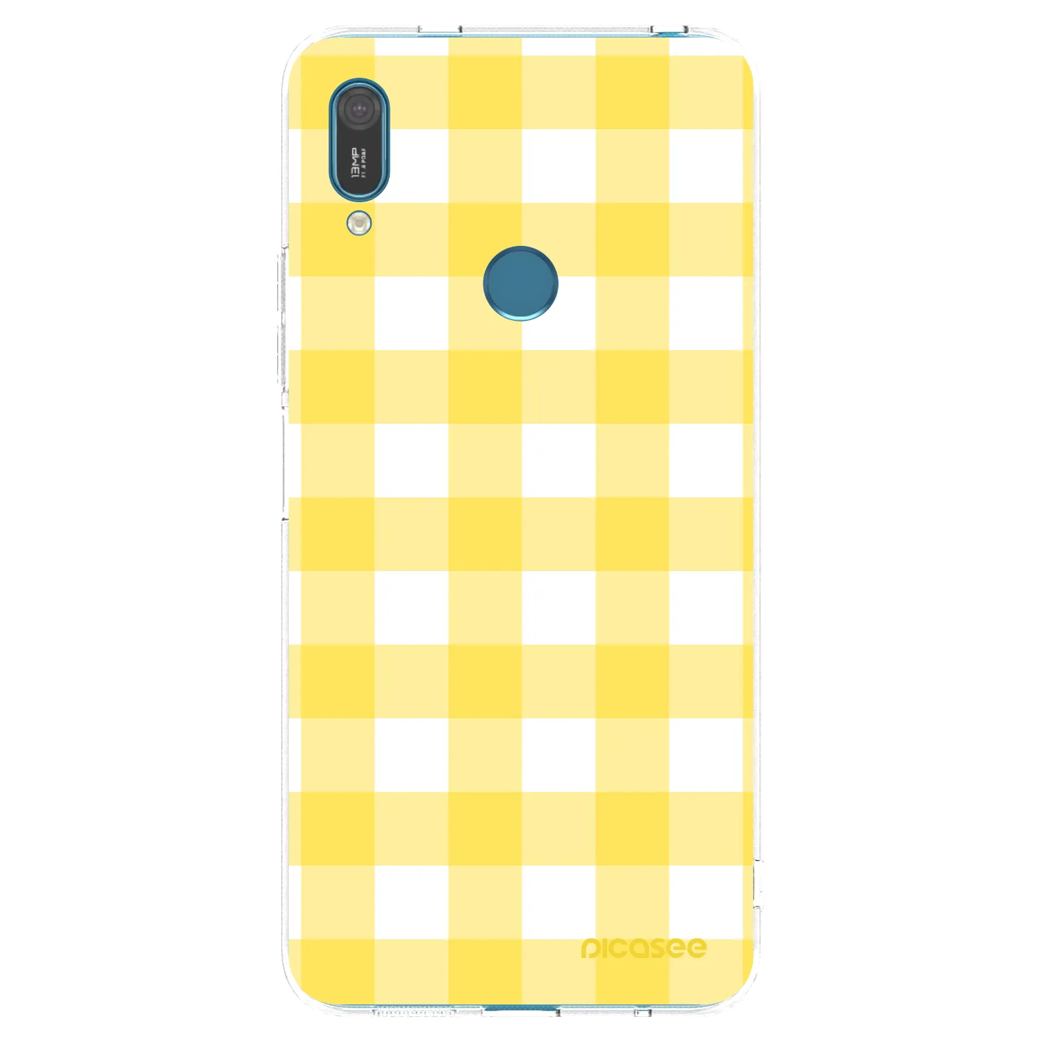 Picasee silikonski prozorni ovitek za Huawei Y7 2019 - Gride lemon