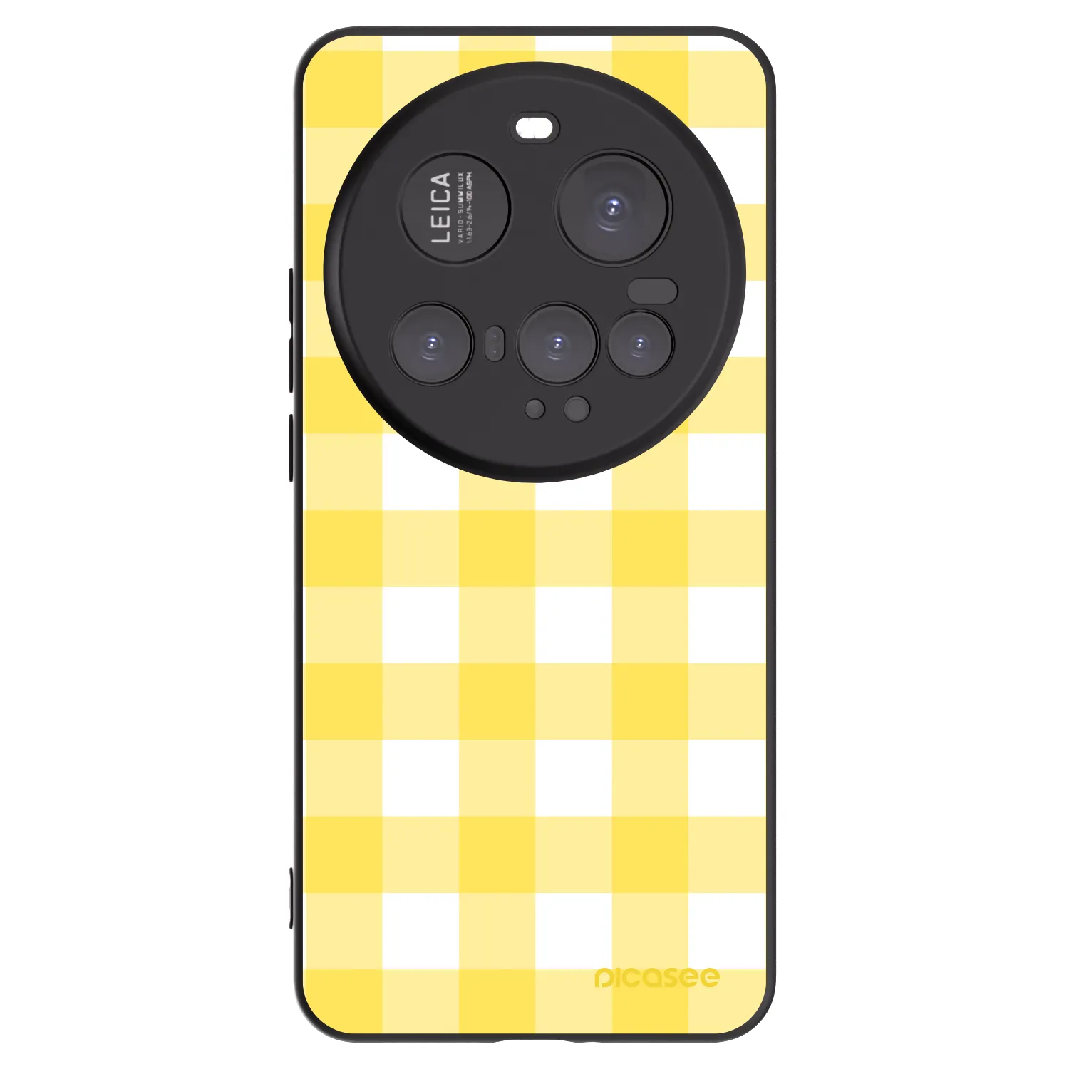 Picasee silikonski črni ovitek za Xiaomi 15 Ultra - Gride lemon